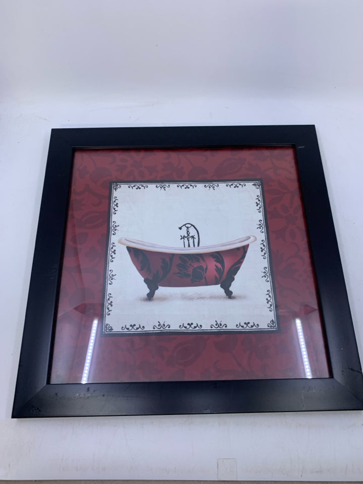 FRAMED SINK + MIRROR PRINT.