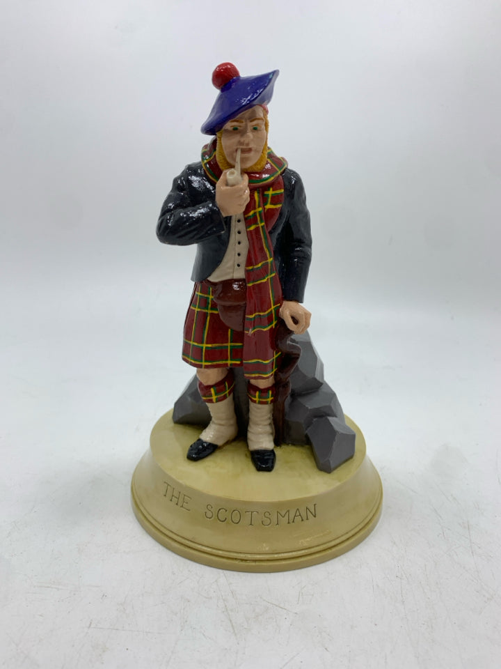 THE SCOTSMAN RESIN FIGURINE.