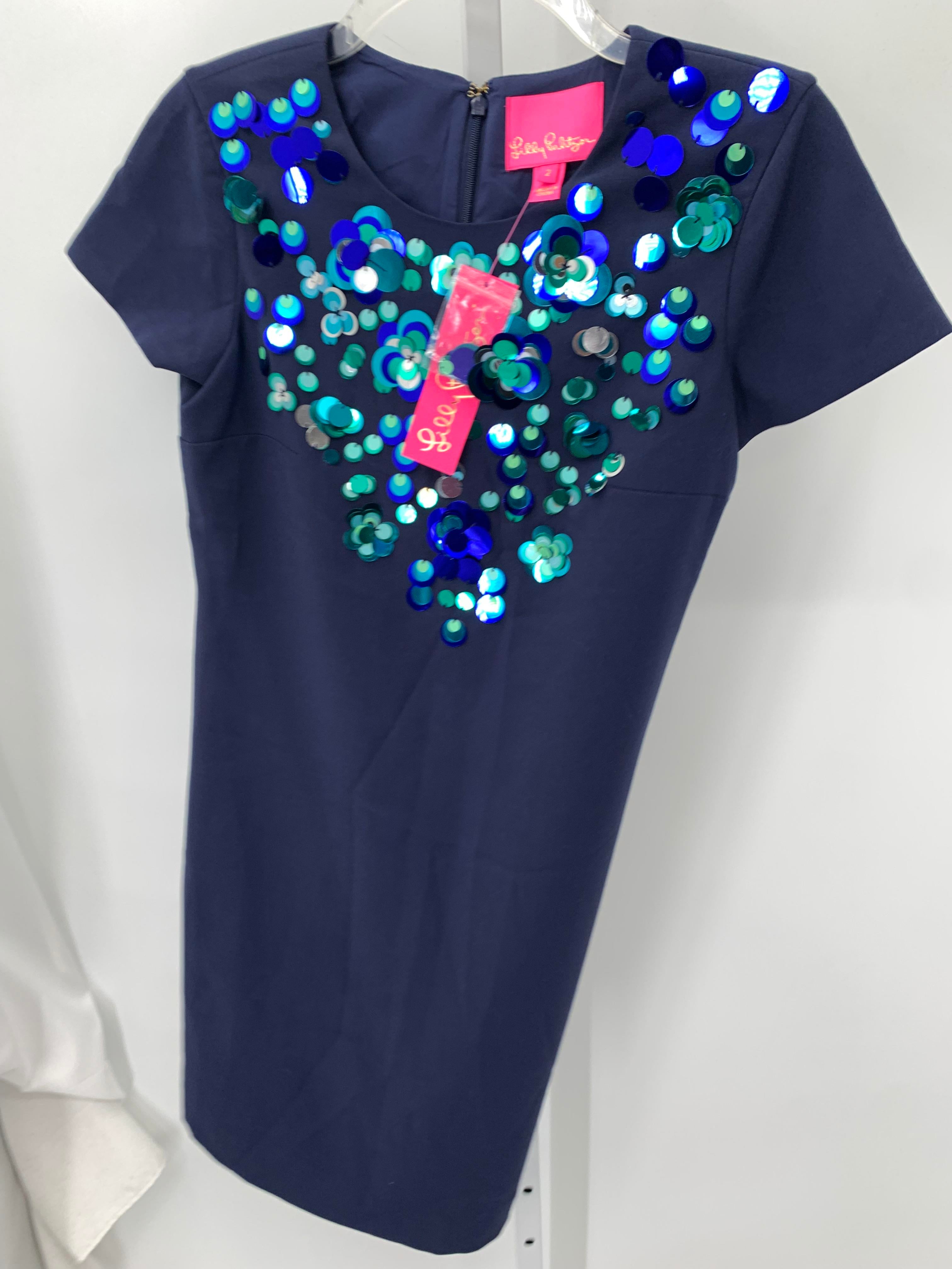 Lilly Pulitzer Size 2 Misses Short Sleeve Dress