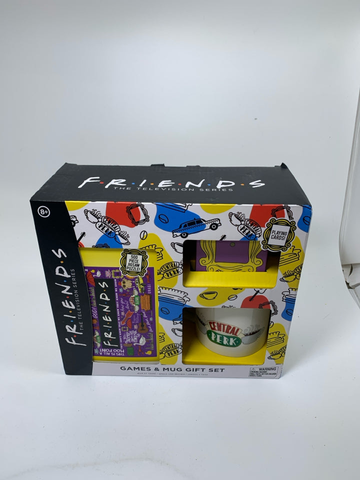 NIB FRIENDS GAMES & MUG GIFT SET.