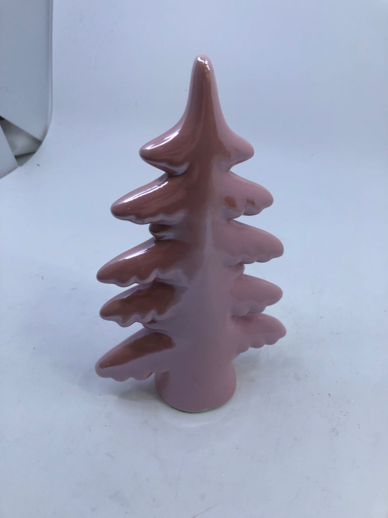 PINK CERAMIC TREE.