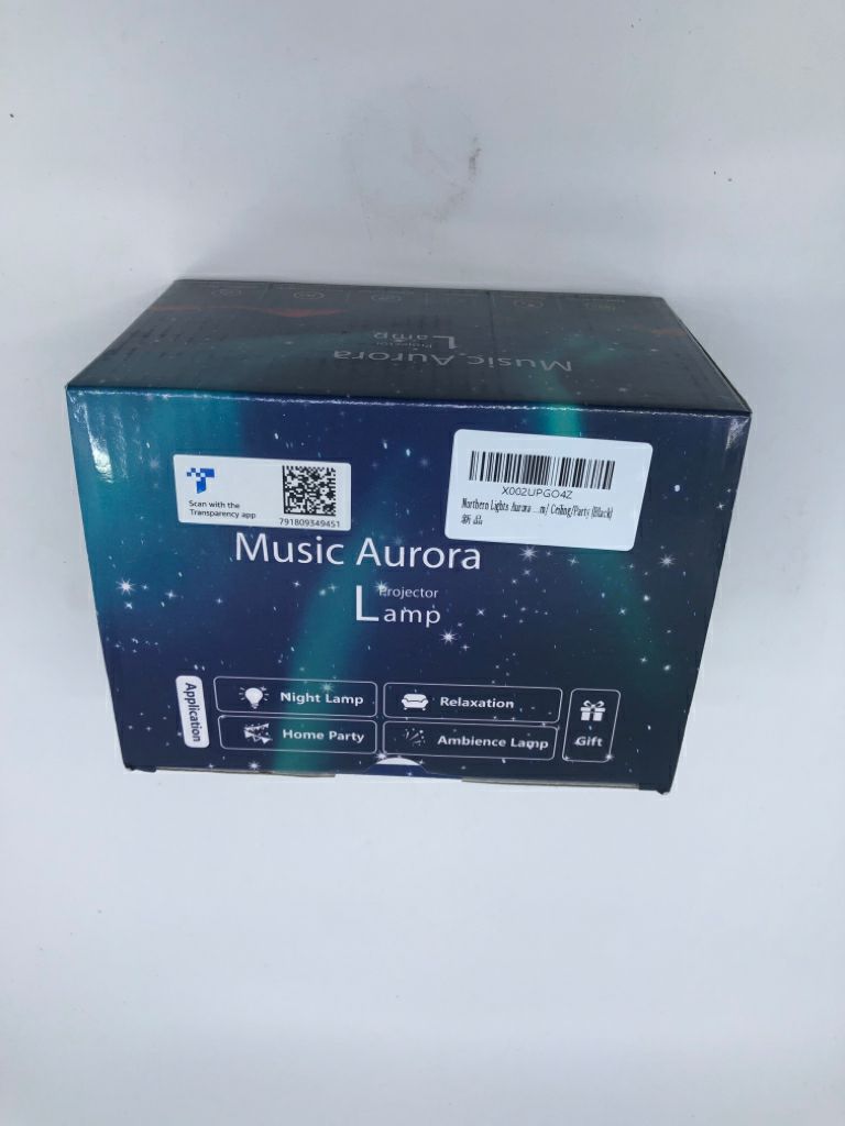 NIB MUSIC AURORA NORTHERN LIGHTS CEILING PROJECTOR.