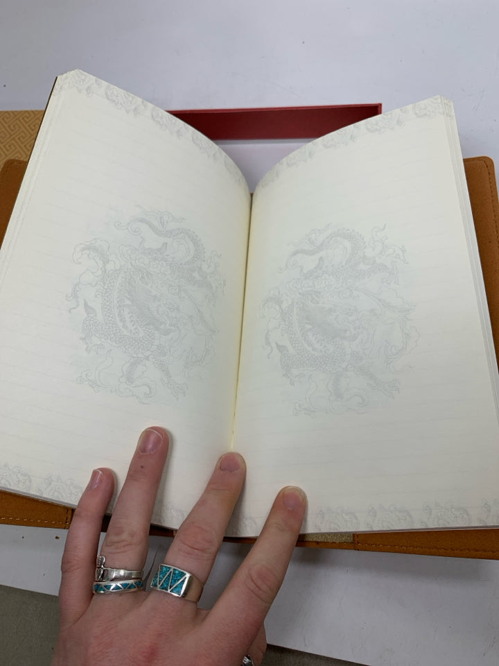 ASIAN STYLE THEMED JOURNAL IN BOX.