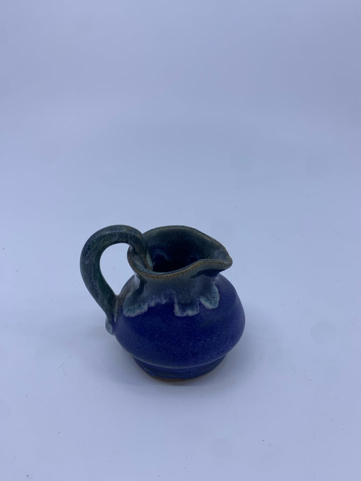 SMALL BLUE PITCHER.