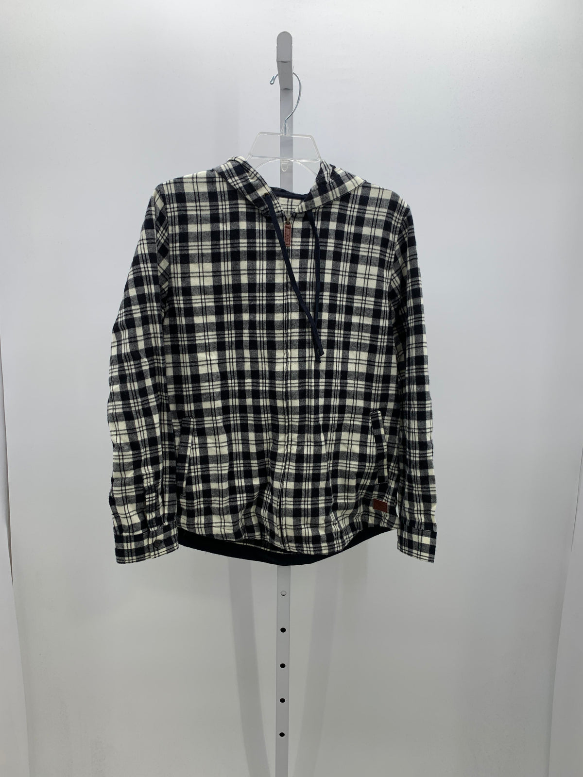 PLAID ZIP UP