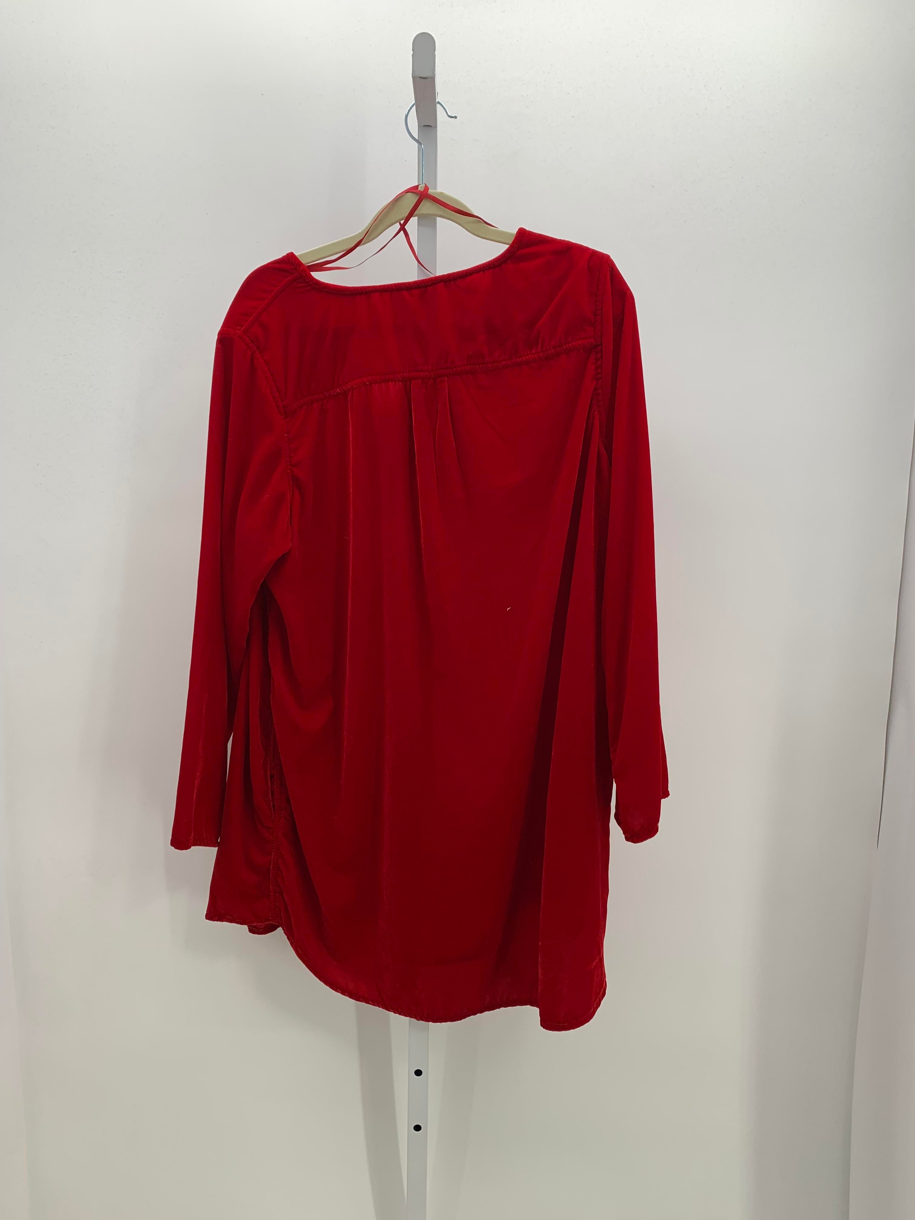 Intro Size 1X Womens Long Sleeve Shirt