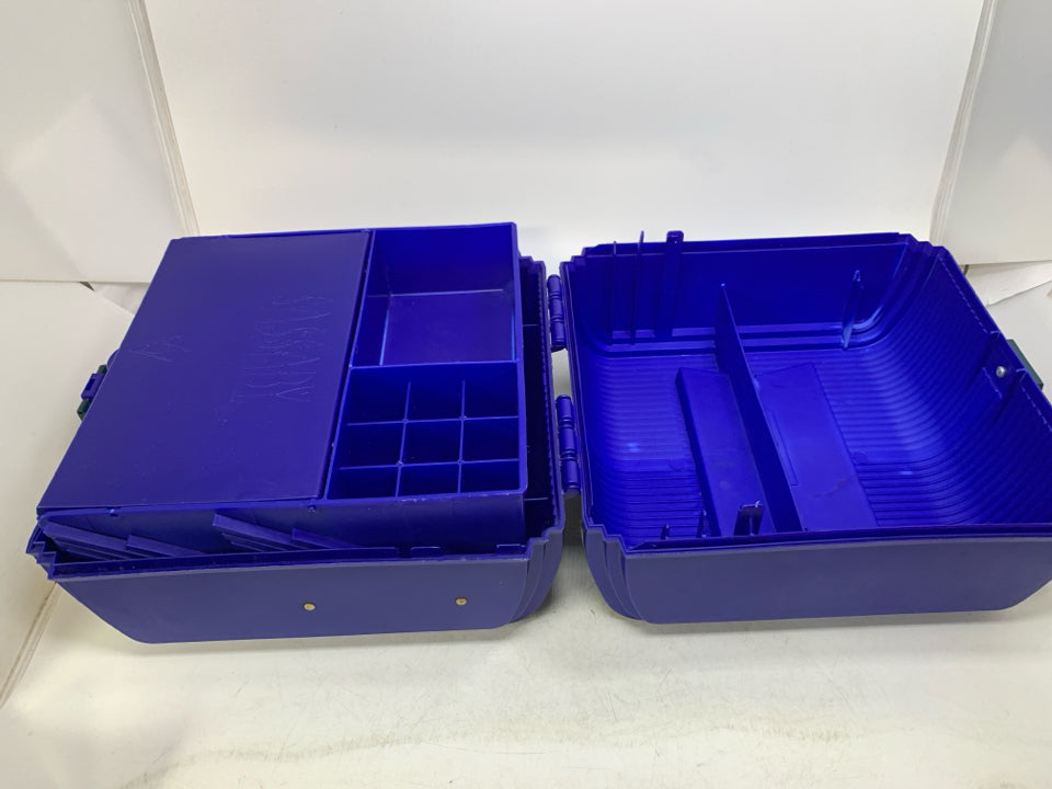 VTG SASSABY FLORAL MAKEUP CASE ORGANIZER STORAGE.