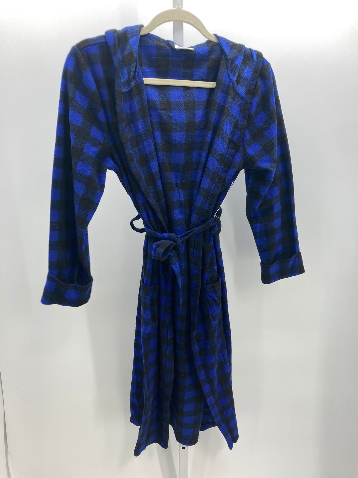BLACK PLAID FLEECE