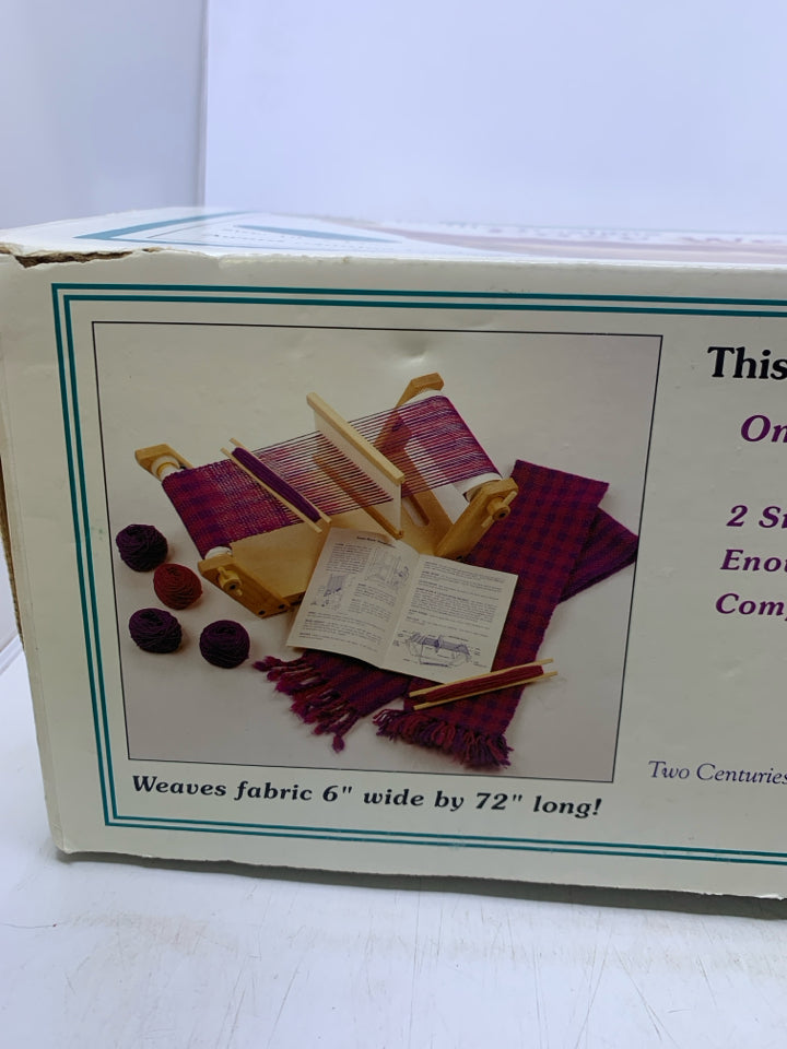 Vintage Harrisville Designs Easy Weaver Hardwood Weaving Loom In Box