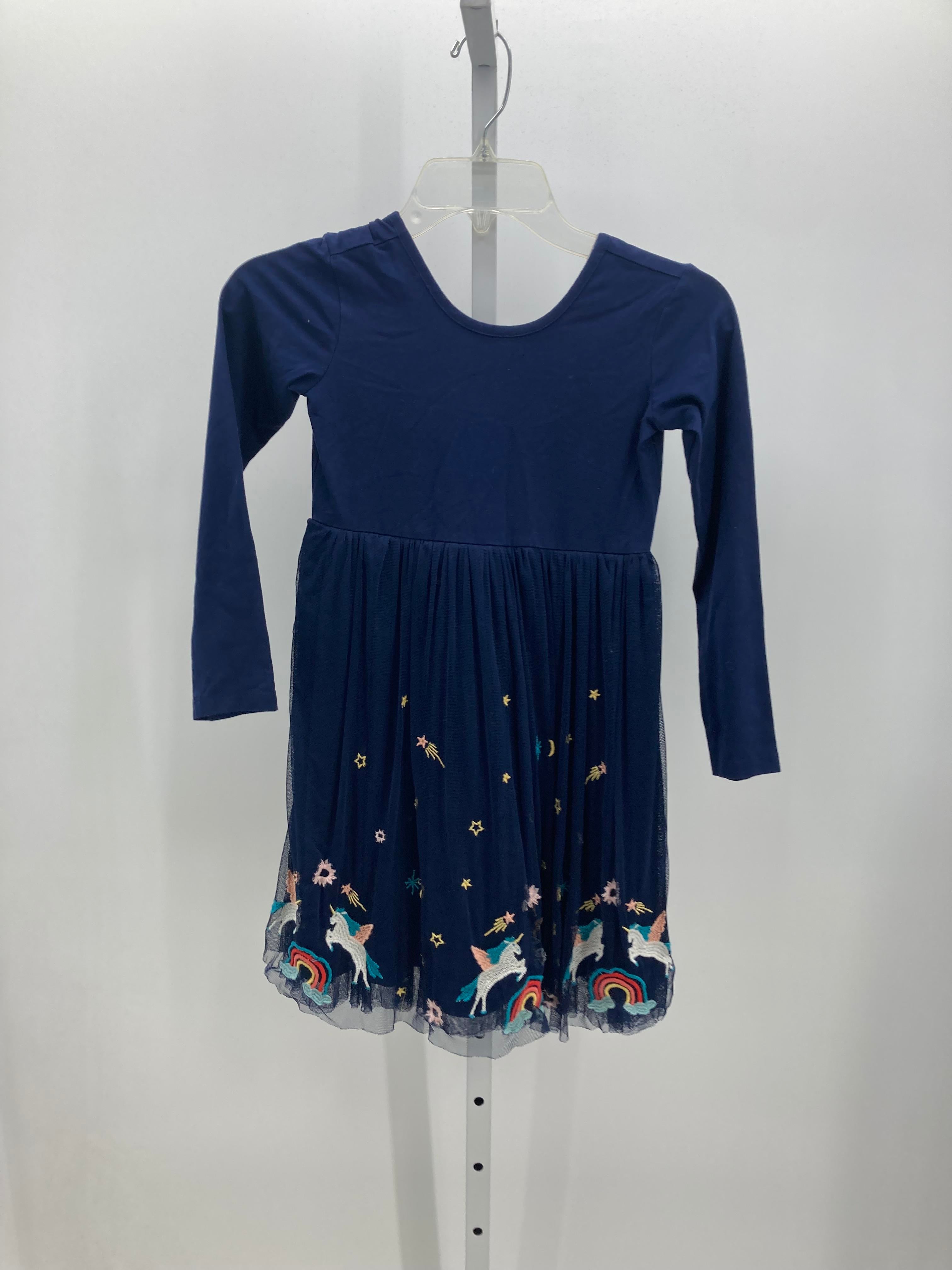 Hanna Anderson Size 8 Girls Long Sleeve Dress