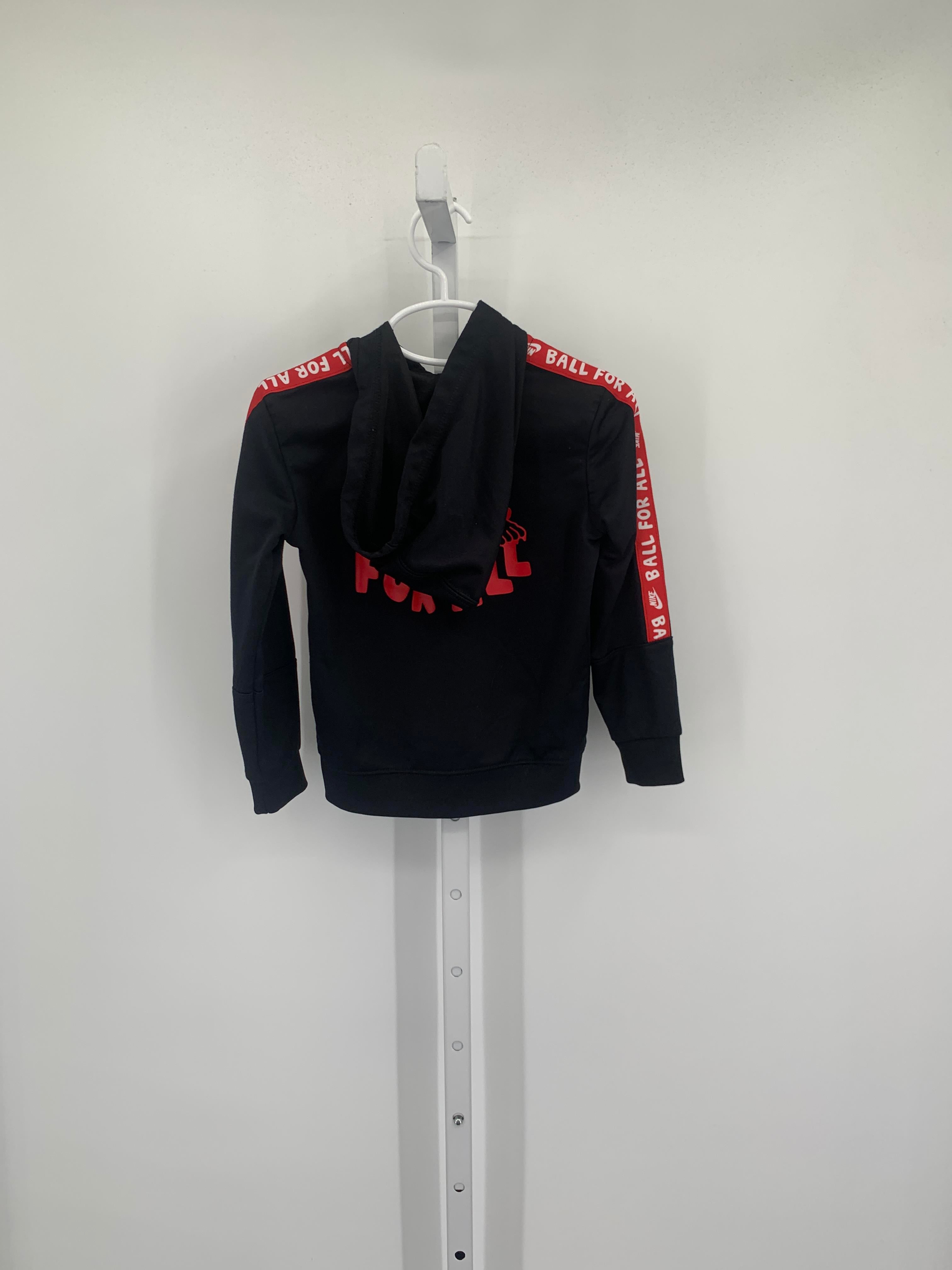 RED STRIPE HOODED KNIT