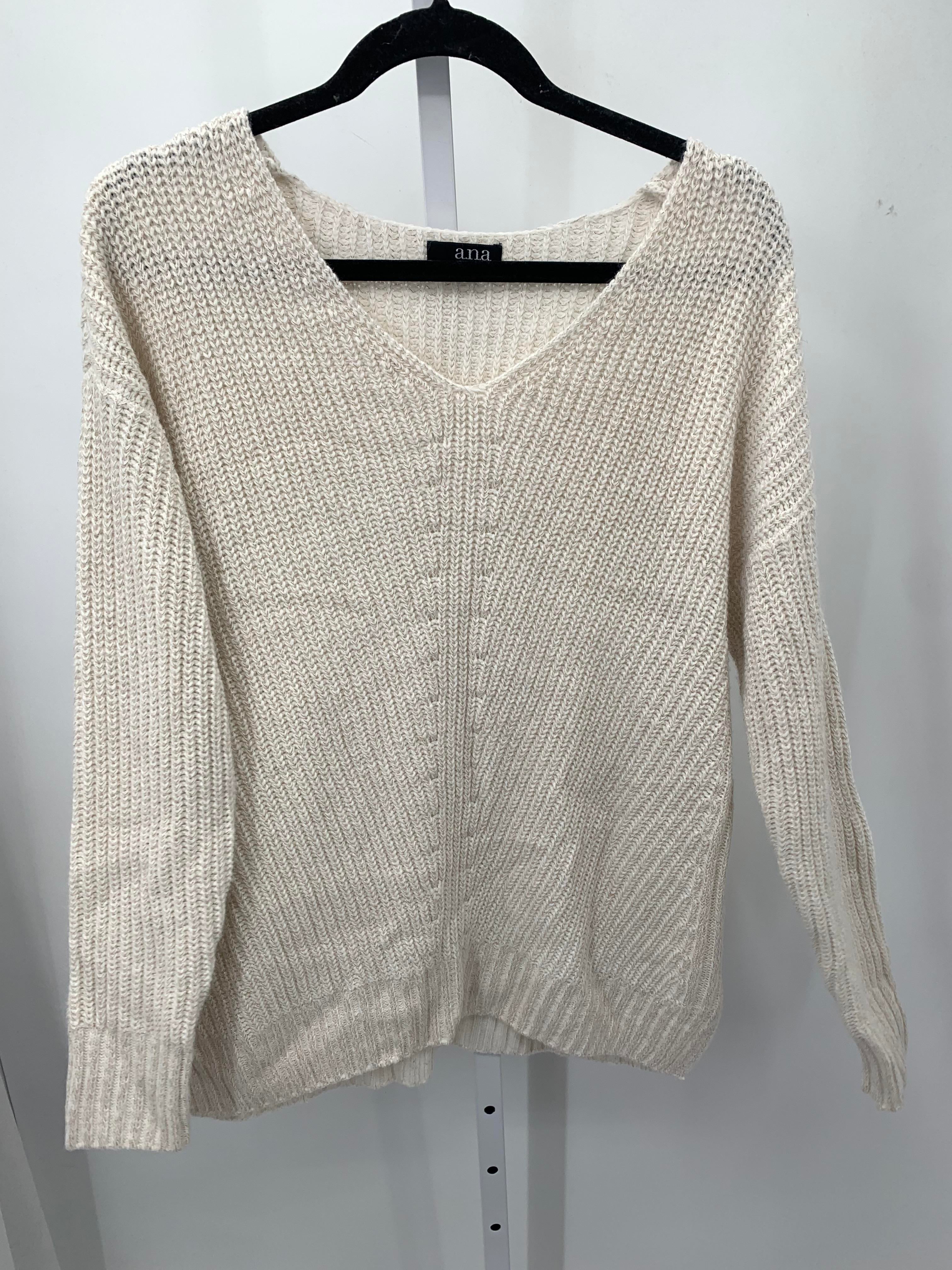 A.N.A. Size Large Misses Long Slv Sweater