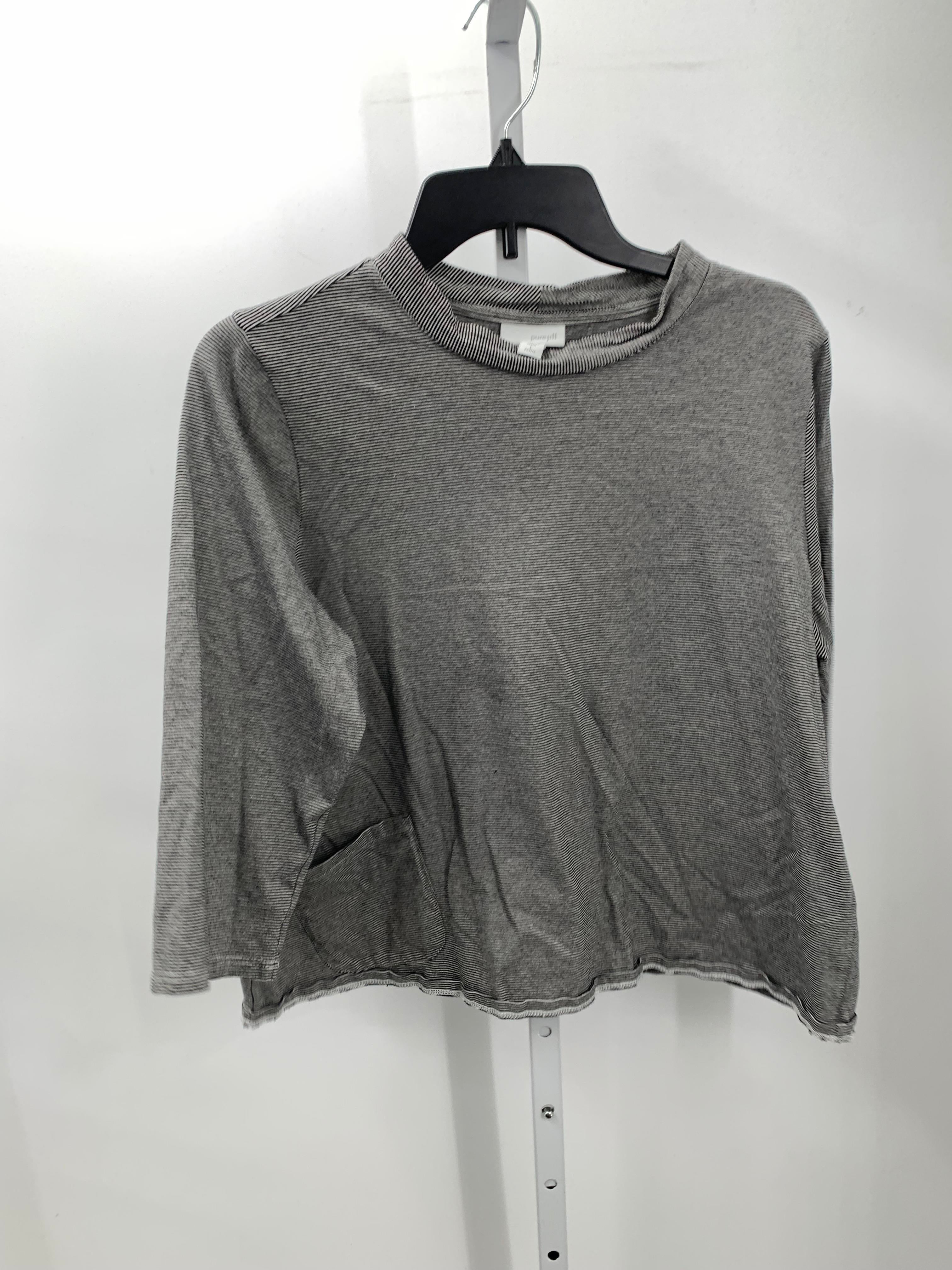 J-Jill Size Large Petite Petite 3/4 Sleeve Shirt