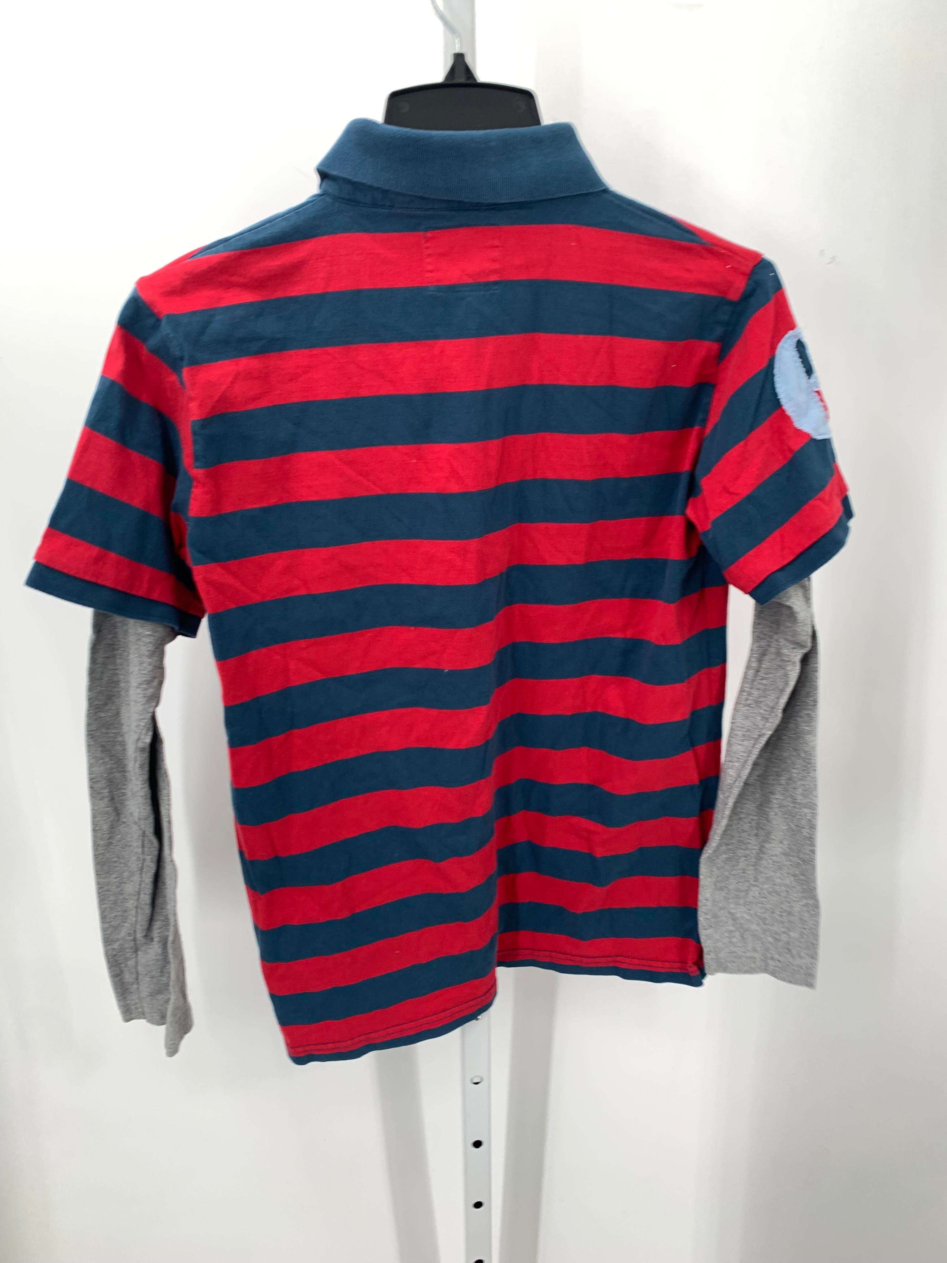 RED STRIPES POLO