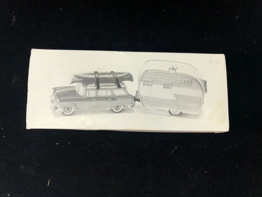 ON THE ROAD AGAIN WOODY PULLING CAMPER DEPARTMENT 56.