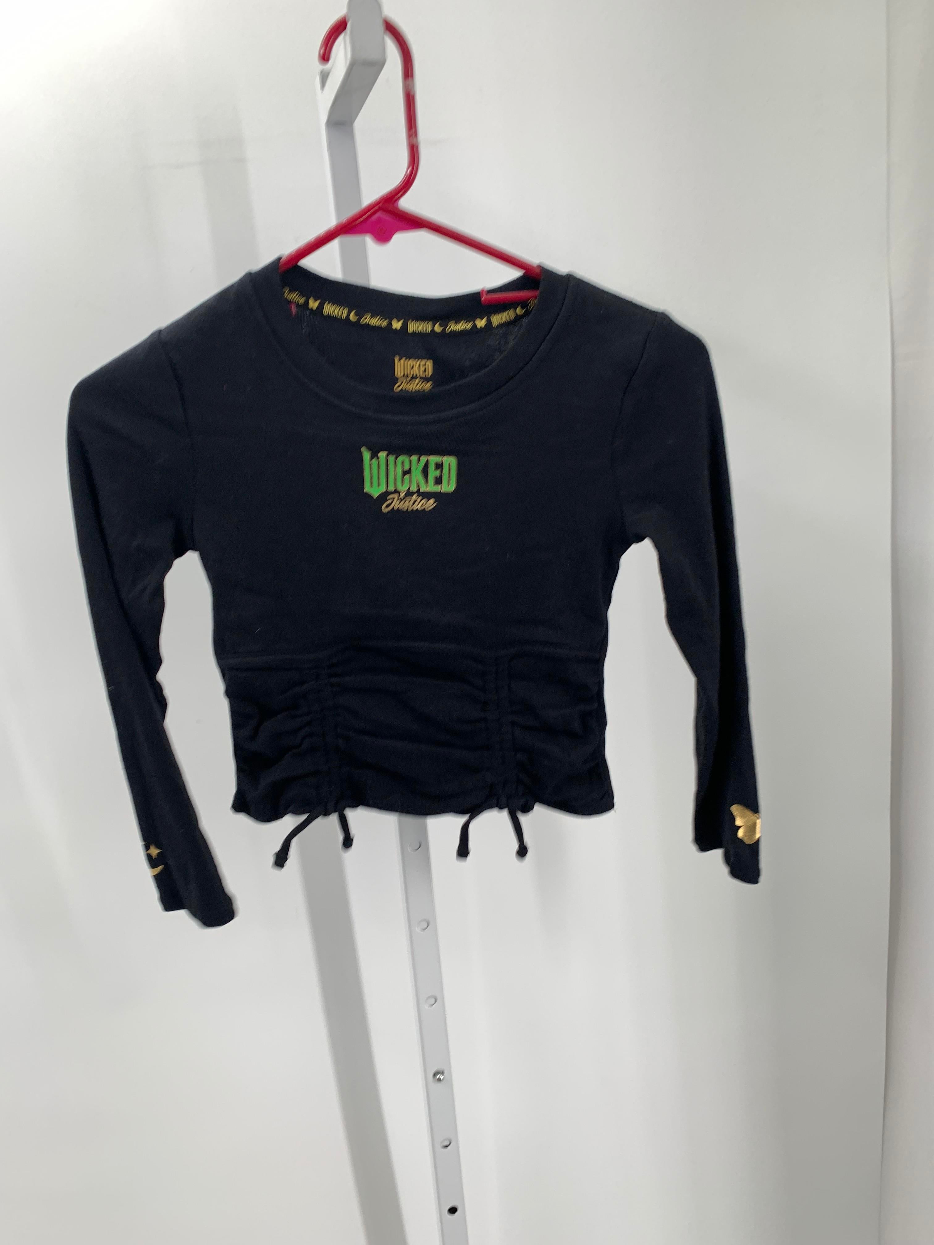 Justice Size 7-8 Girls Long Sleeve Shirt
