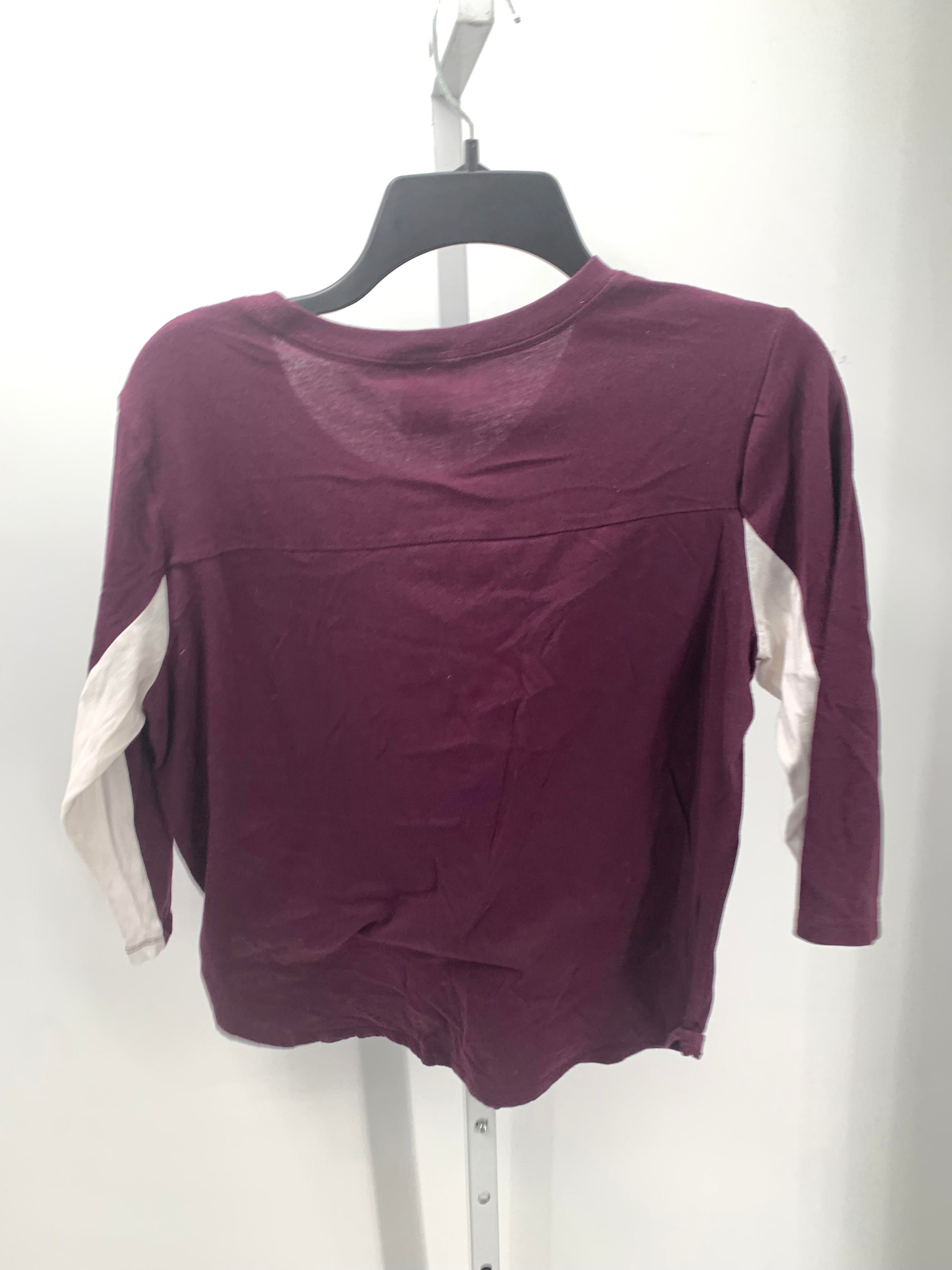 PINK Size Large Juniors 3/4 Sleeve Shirt