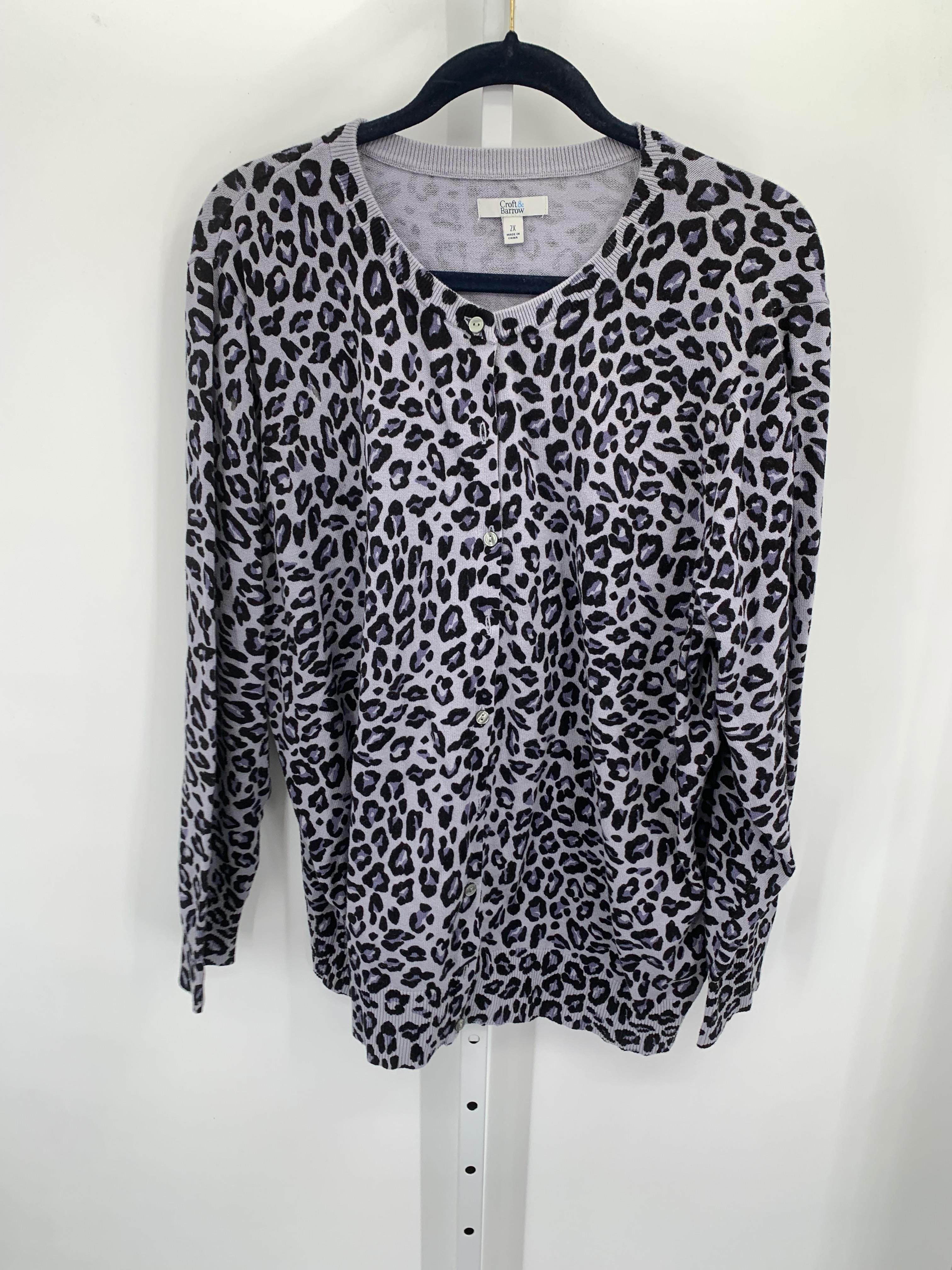 Croft & Barrow Size 2X Womens Long Slv Sweater