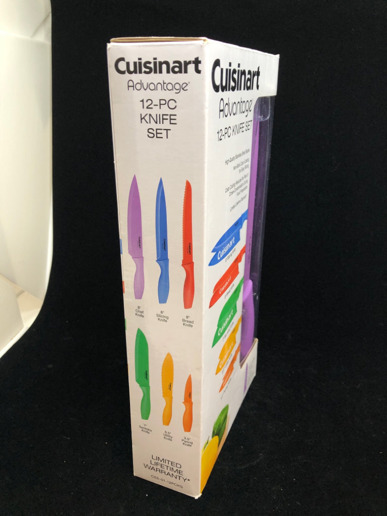 NEW 12PC KNIFE SET IN BOX.