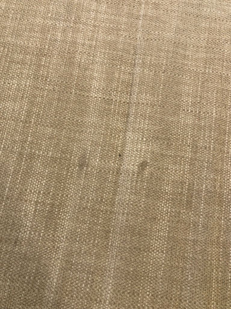 L-SHAPED CREAM COUCH.