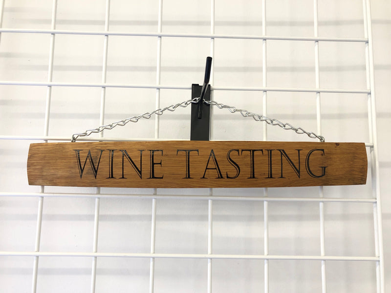 WINE TASTING WOOD WALL HANGING.