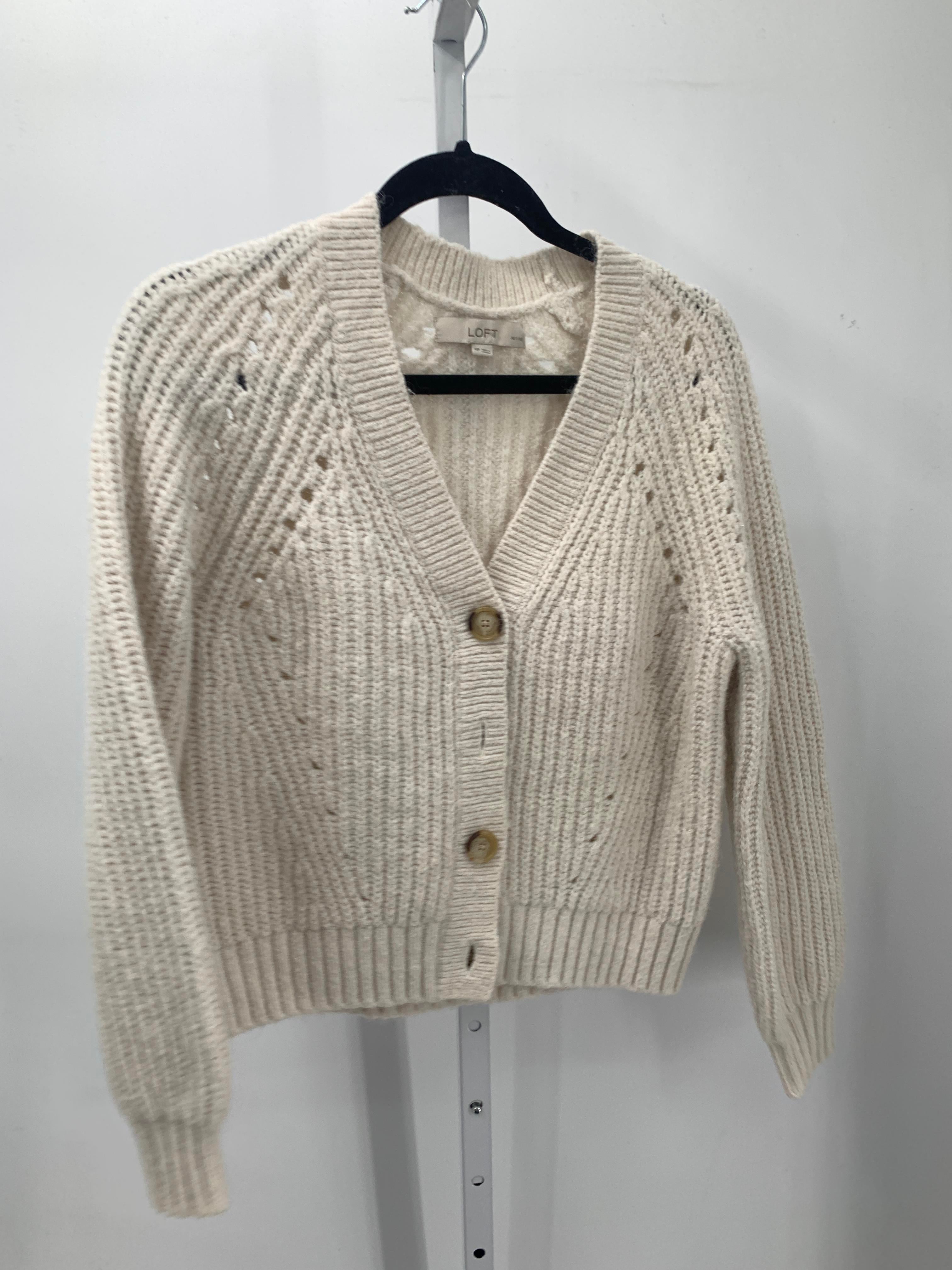 Loft Size Medium Petite Petite Long Slv Sweater