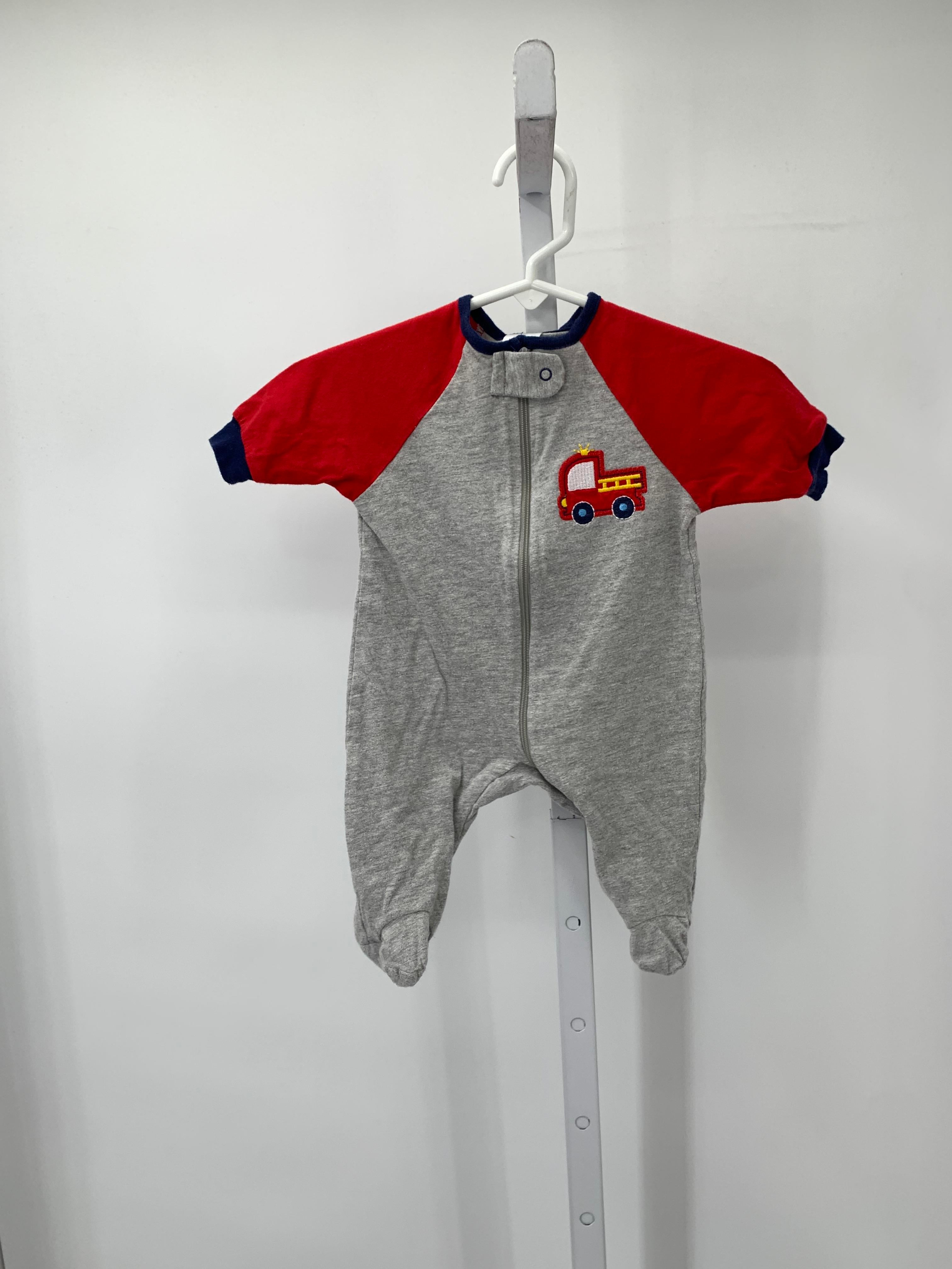 FIRE TRUCK ZIP KNIT