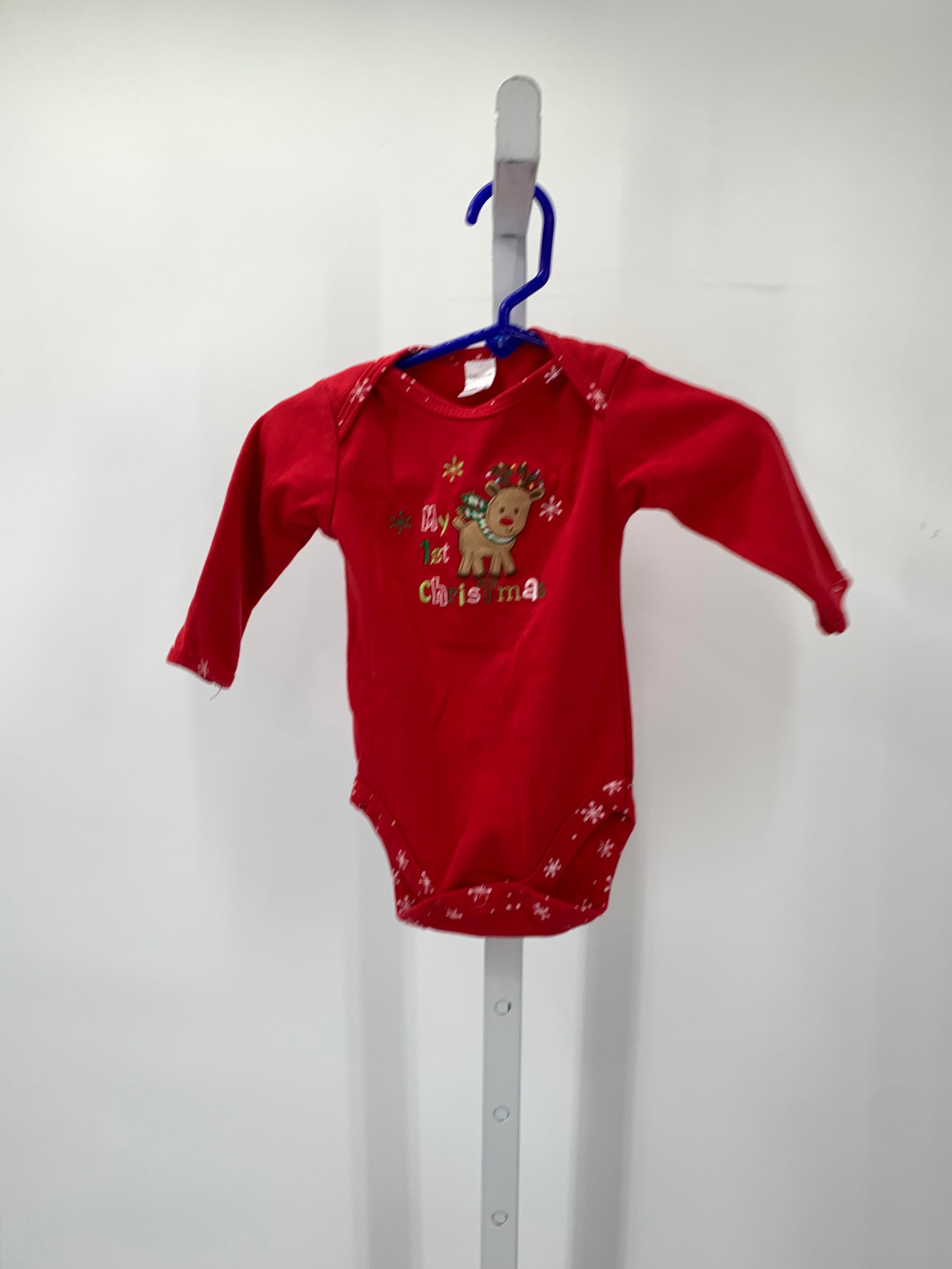 LONG SLV ROMPER MY 1ST XMAS