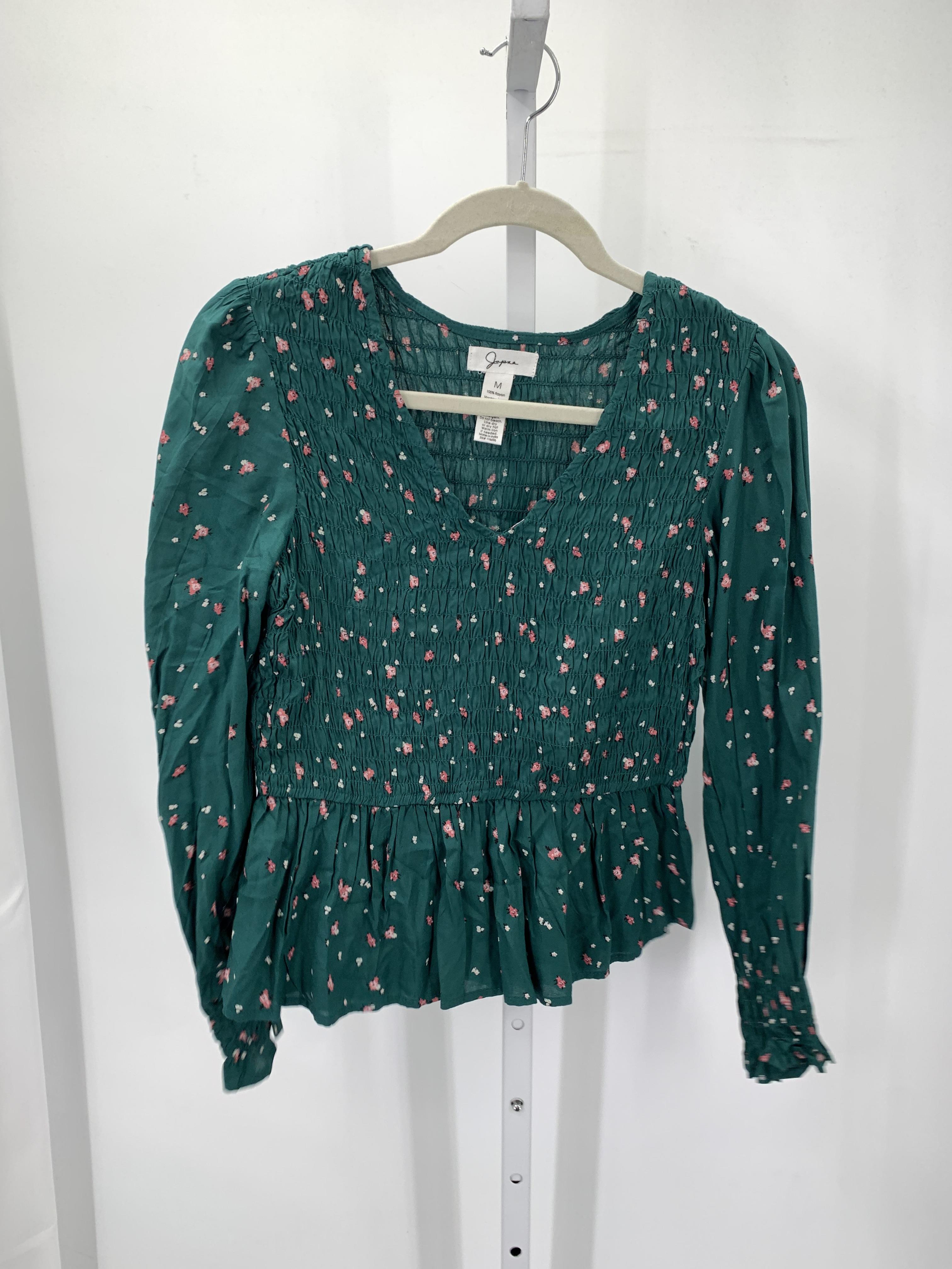 Japna Size Medium Misses Long Sleeve Shirt