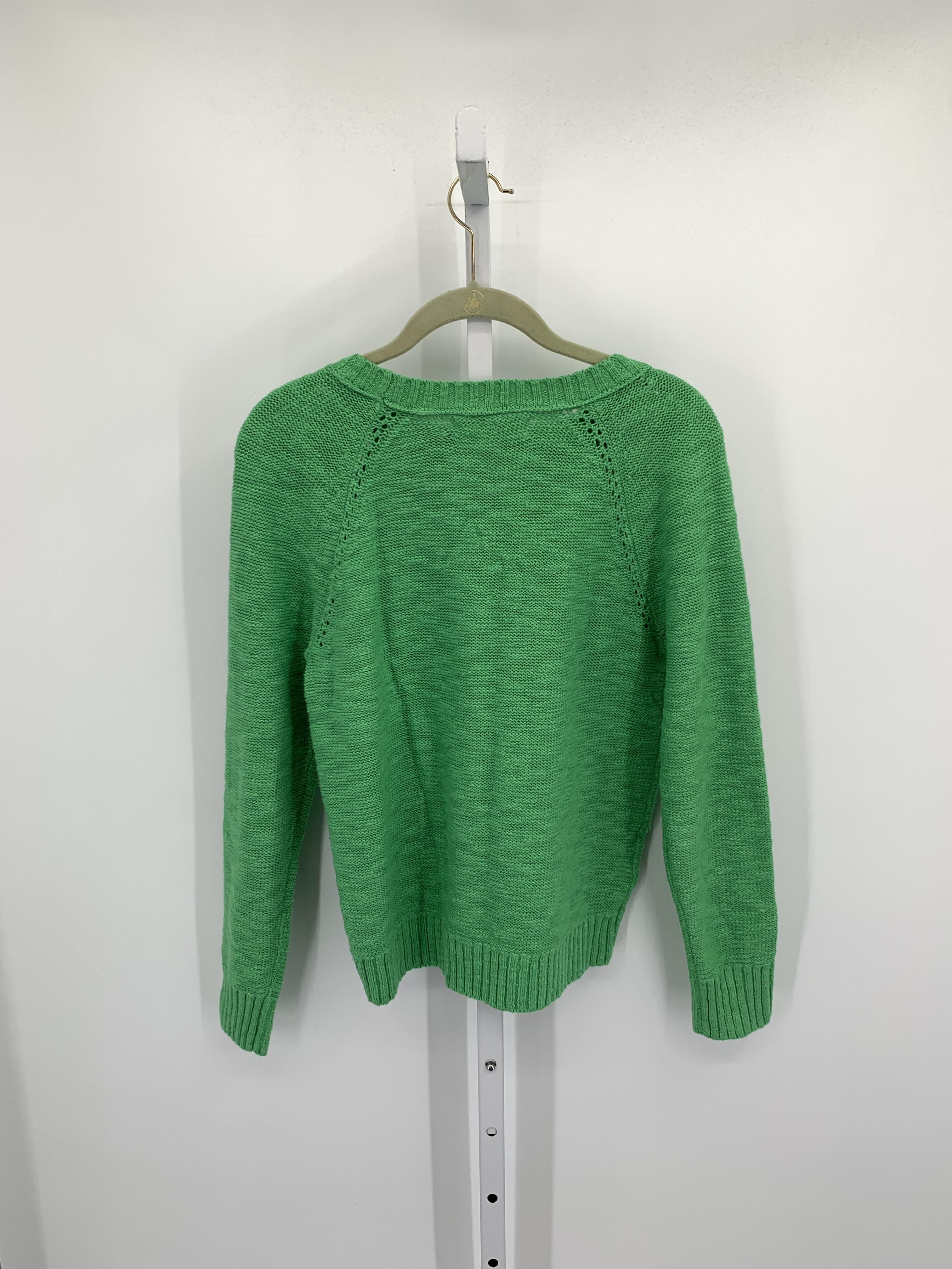 Loft Size Medium Misses Long Slv Sweater