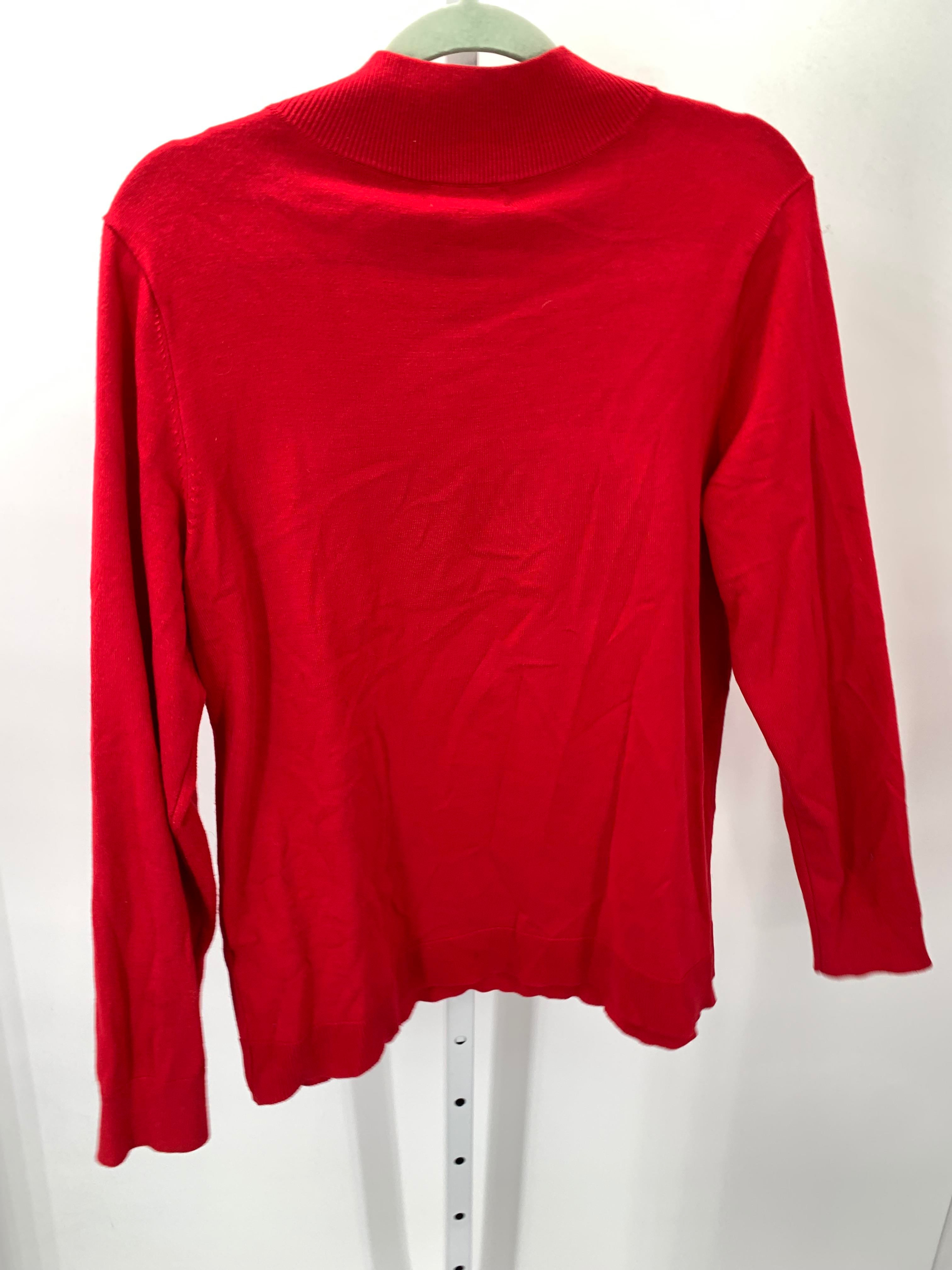 Calvin Klein Size Large Misses Long Slv Sweater