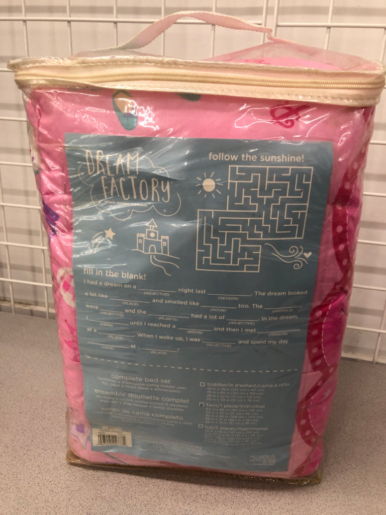 NIP PINK FAIRY COMFORTER - TWIN.