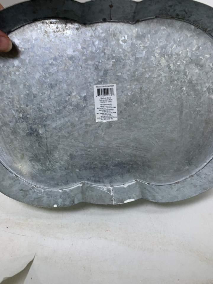 GATHER TOGETHER CORK/GALVANIZED PUMPKIN.