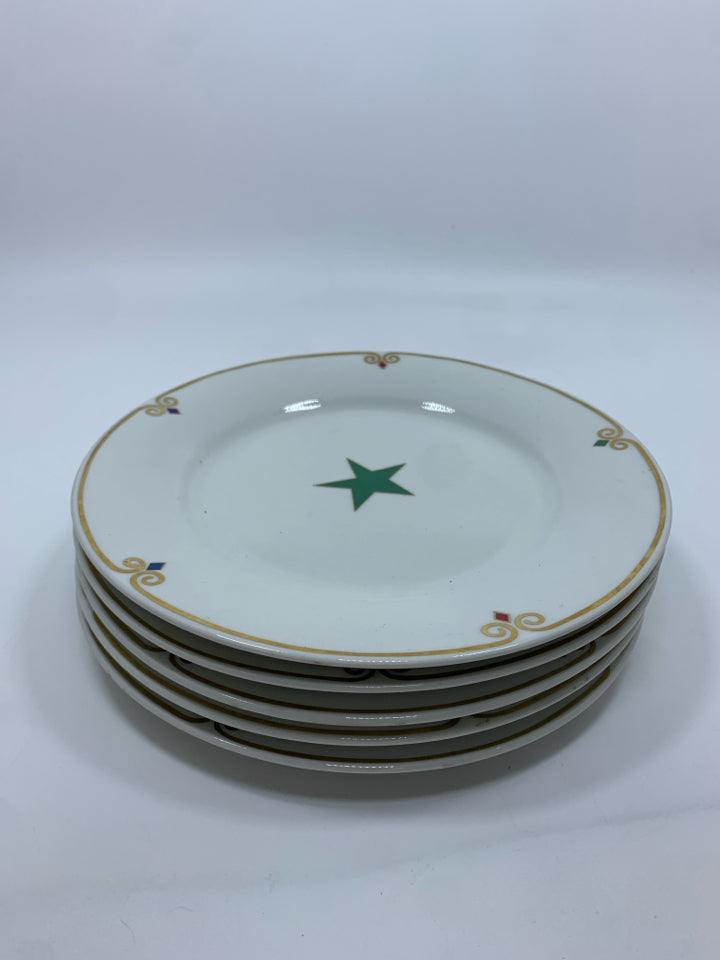 5 CELEBRATION SIDE PLATES.