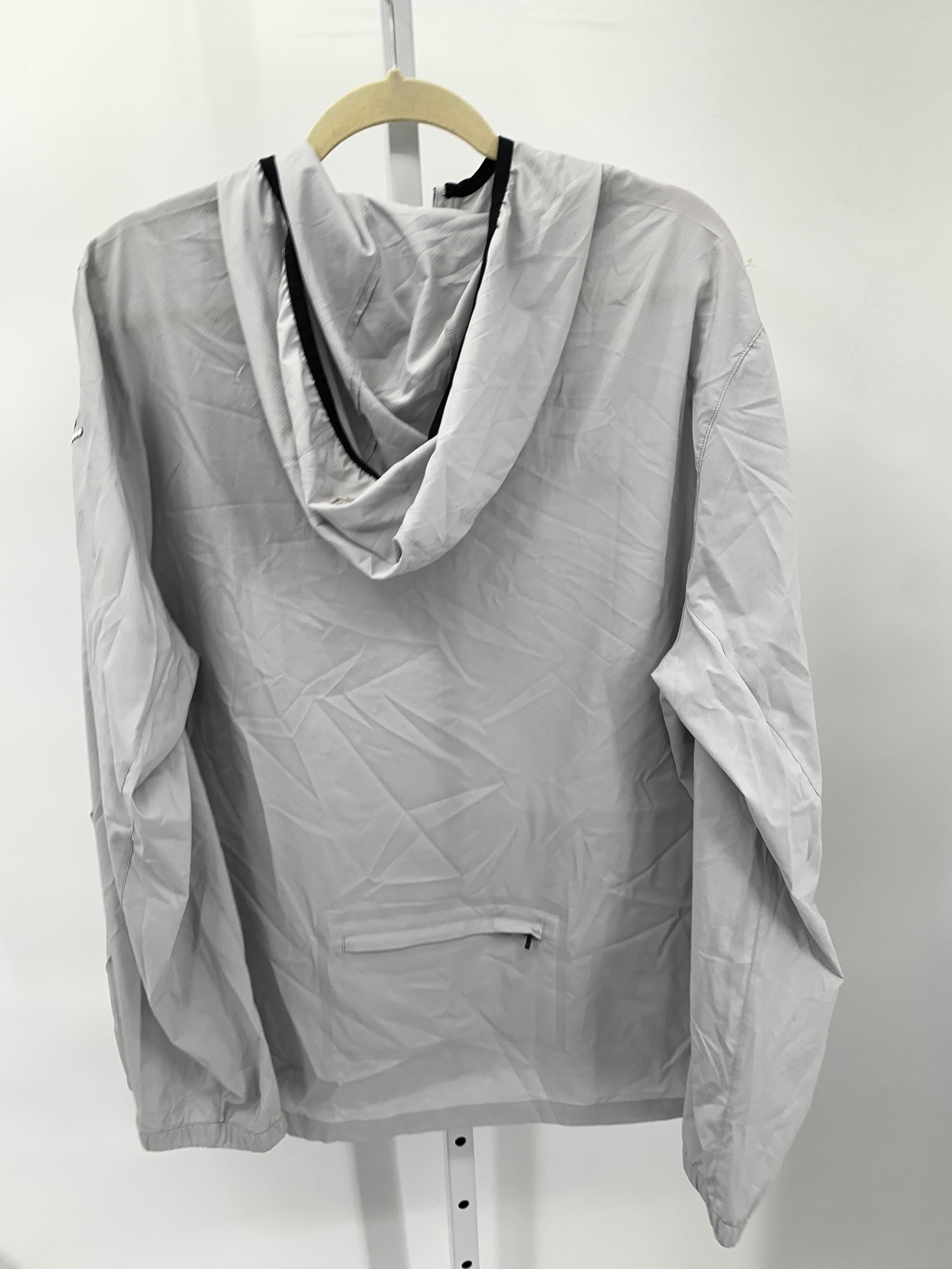 NEW HOODED PULL OVER WINDBREAKER.