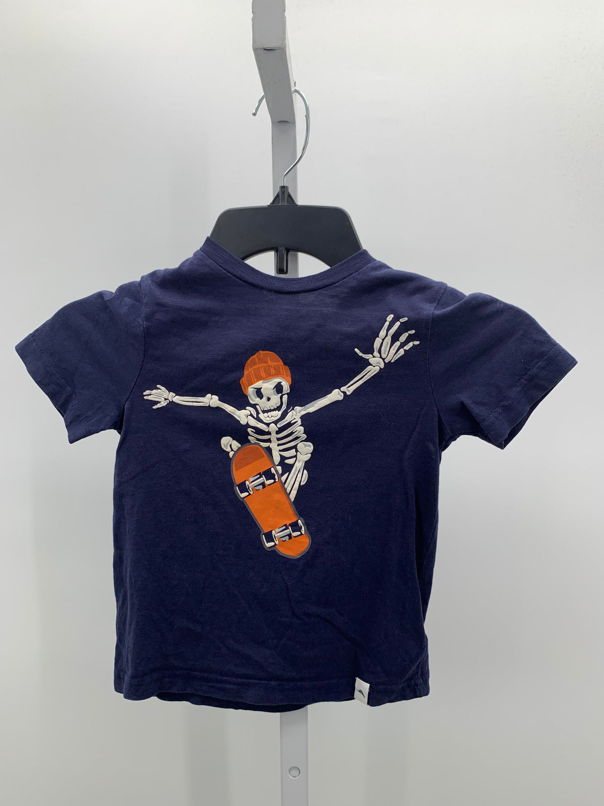 SHORT SLV SHIRT SKATEBOARDING SKELETON