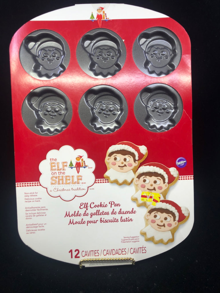 NIP WILTON ELF COOKIE PAN.