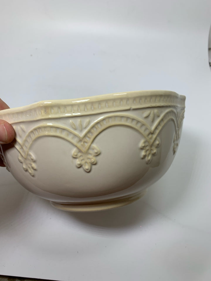 NEW "LINEN SERVING BOWL".