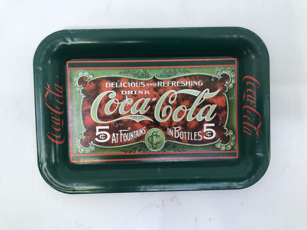 GREEN COKE TRAY.