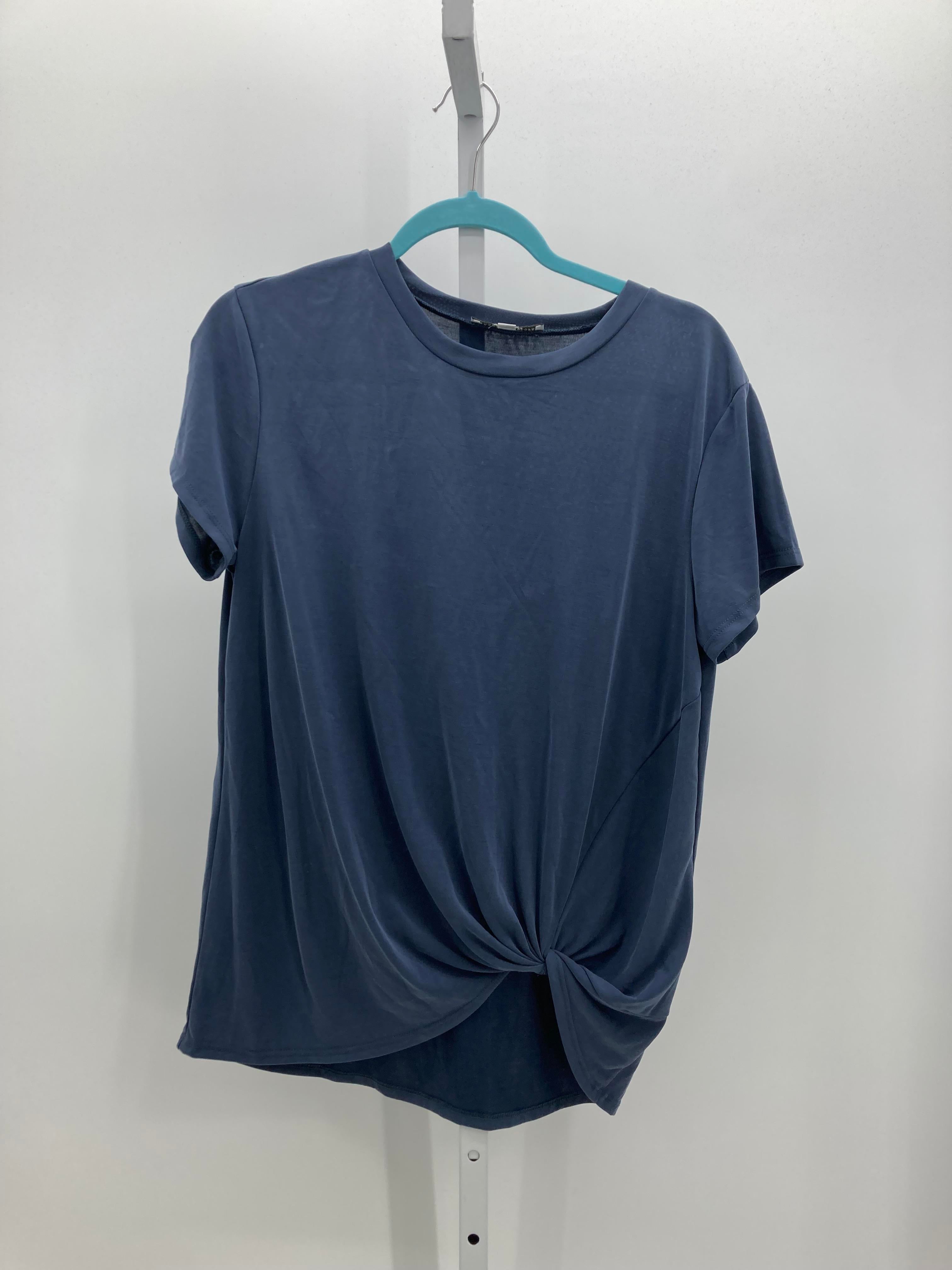 Green Envelope Size Small Misses Short Sleeve Shirt