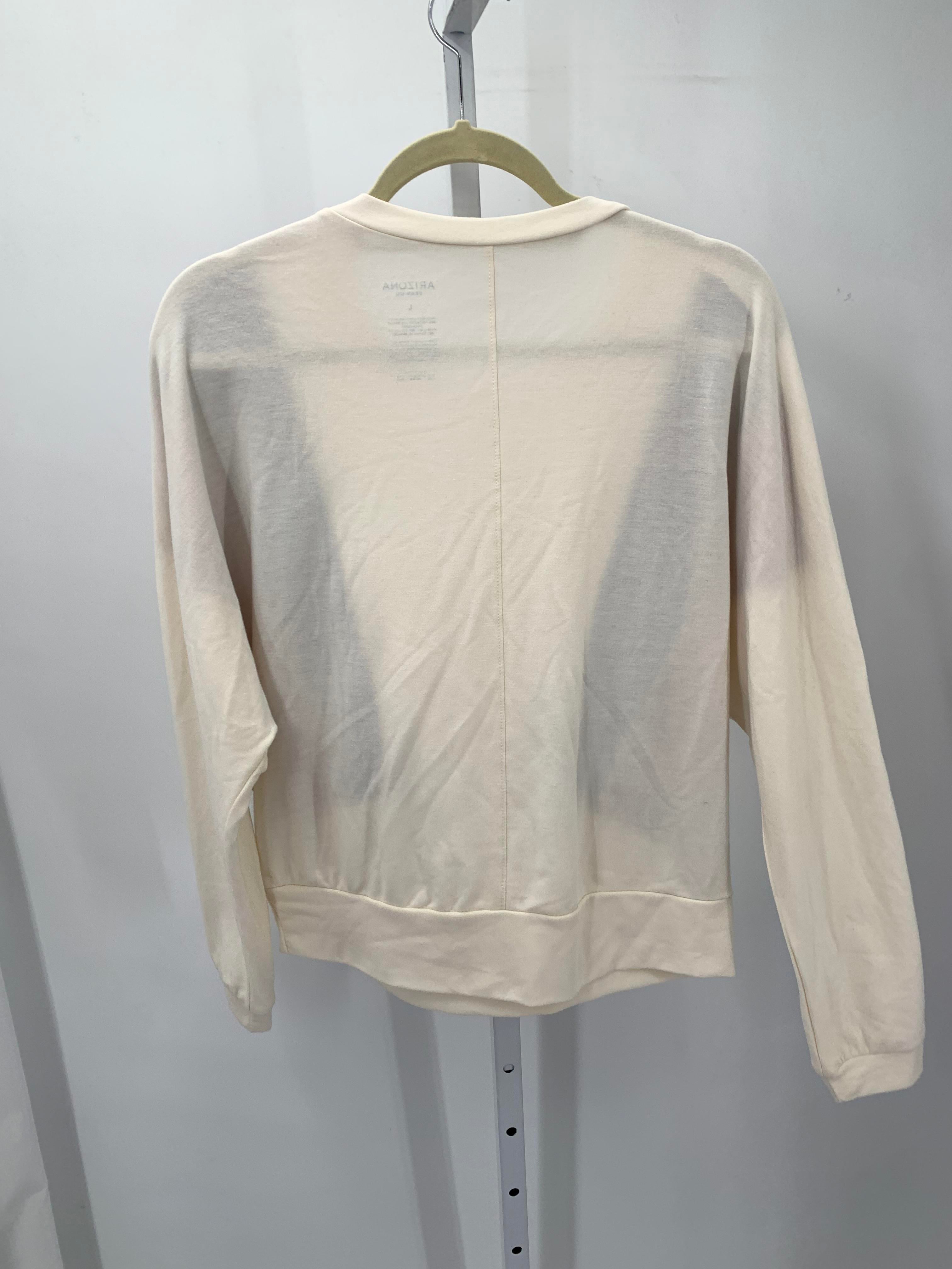 Arizona Size Large Juniors Long Sleeve Shirt