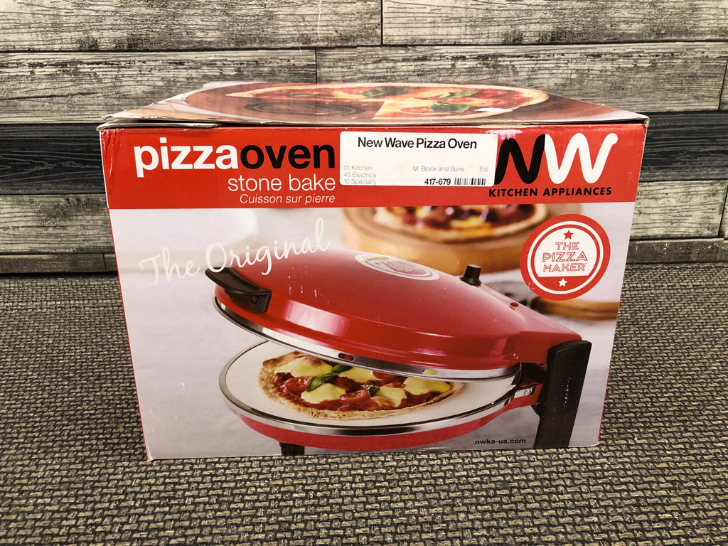 NIB STONE BAKE PIZZA OVEN.