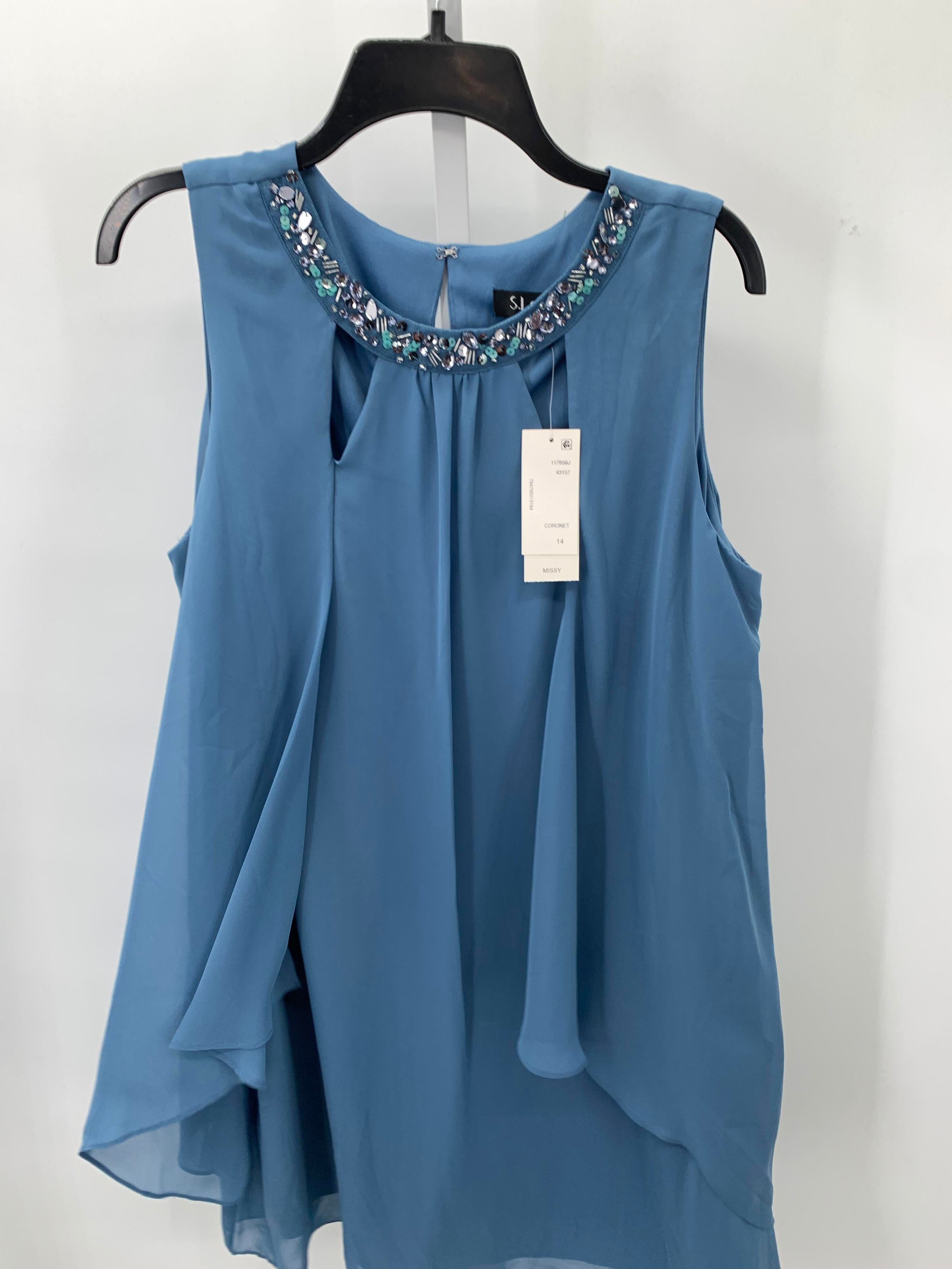S. L. Fashions Size 14 Misses Sleeveless Dress