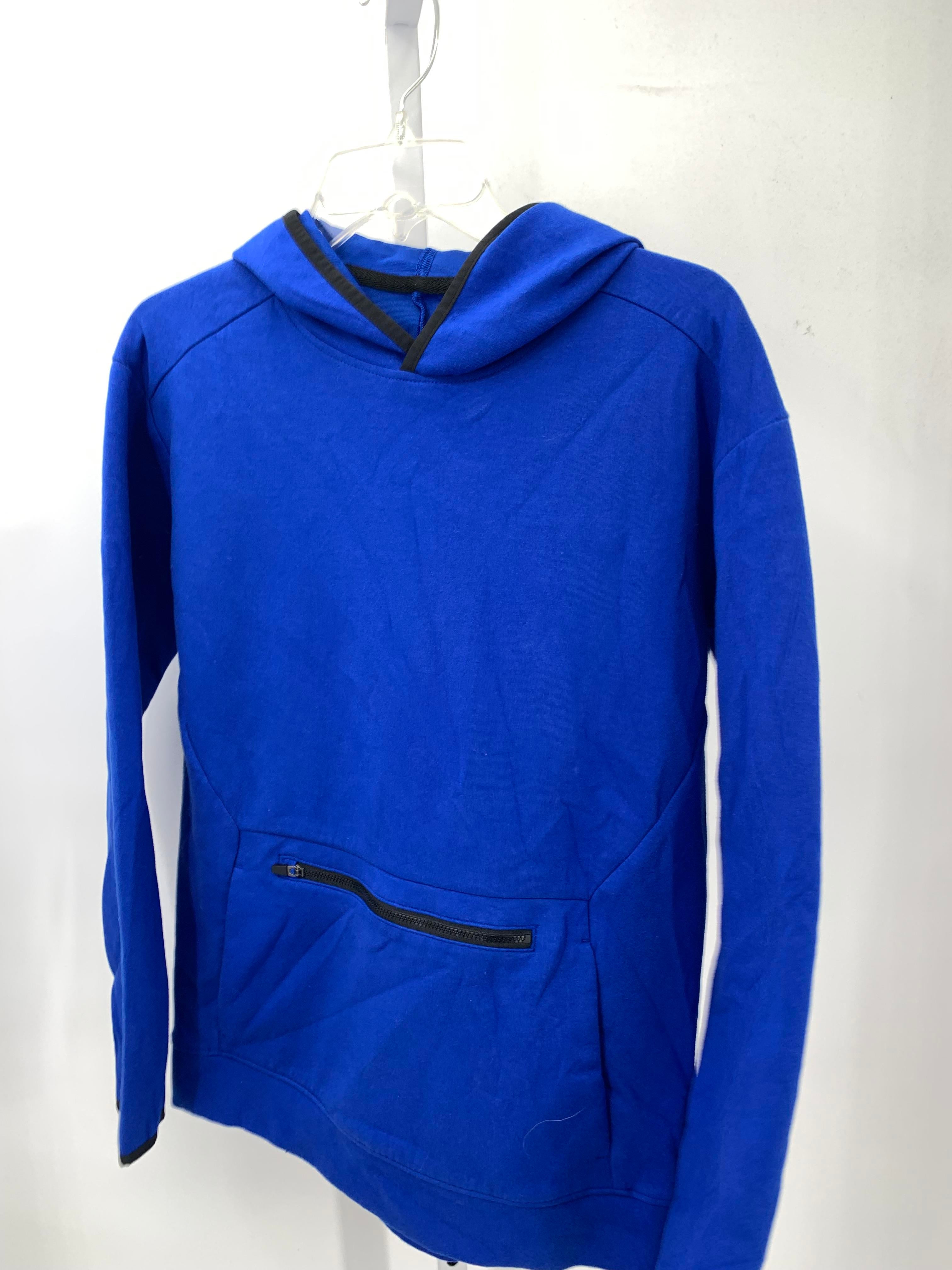 HOODED FRNT POCKET KNIT