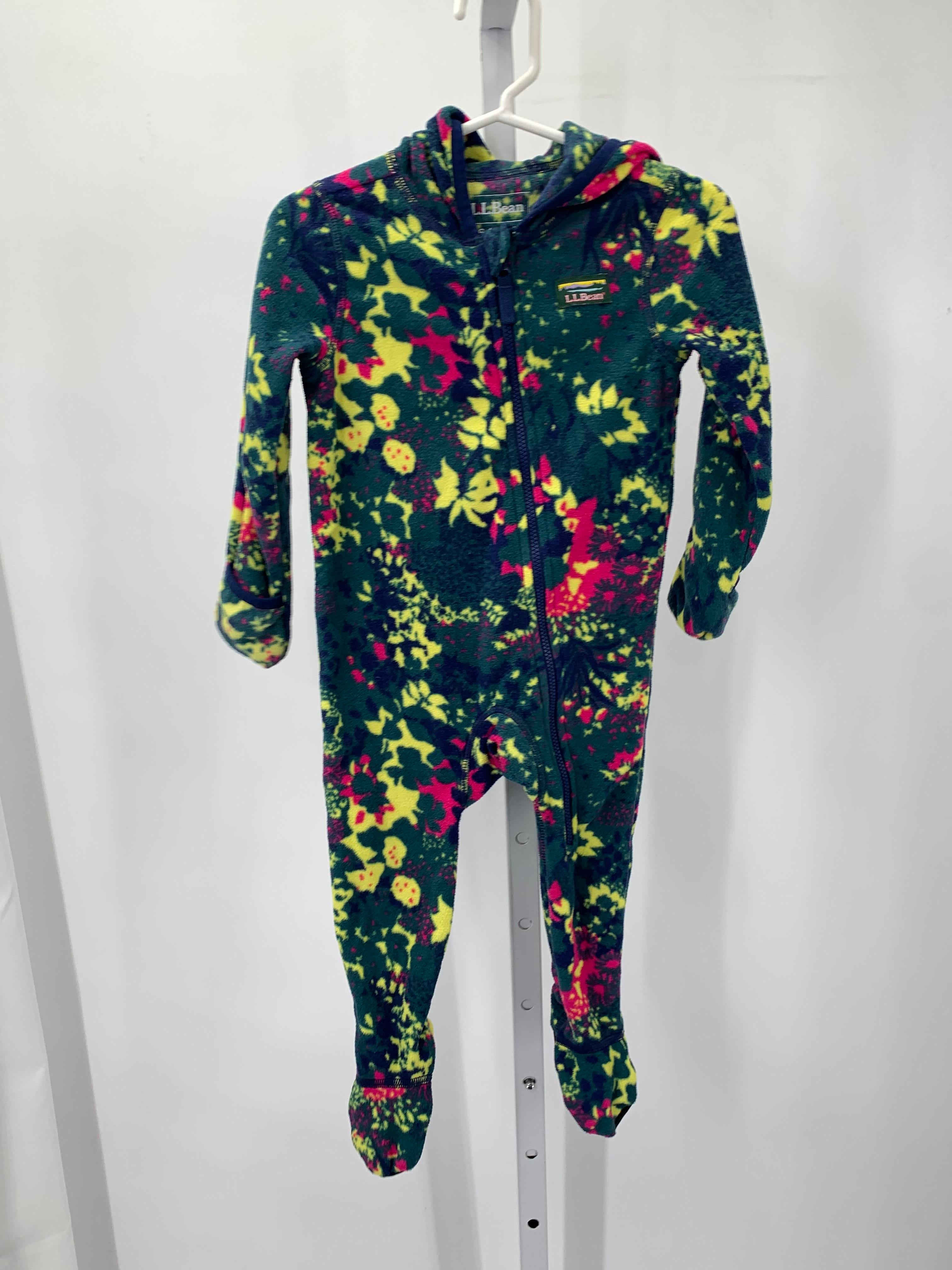 LL Bean Size 6-12 mon Girls Snow Suit