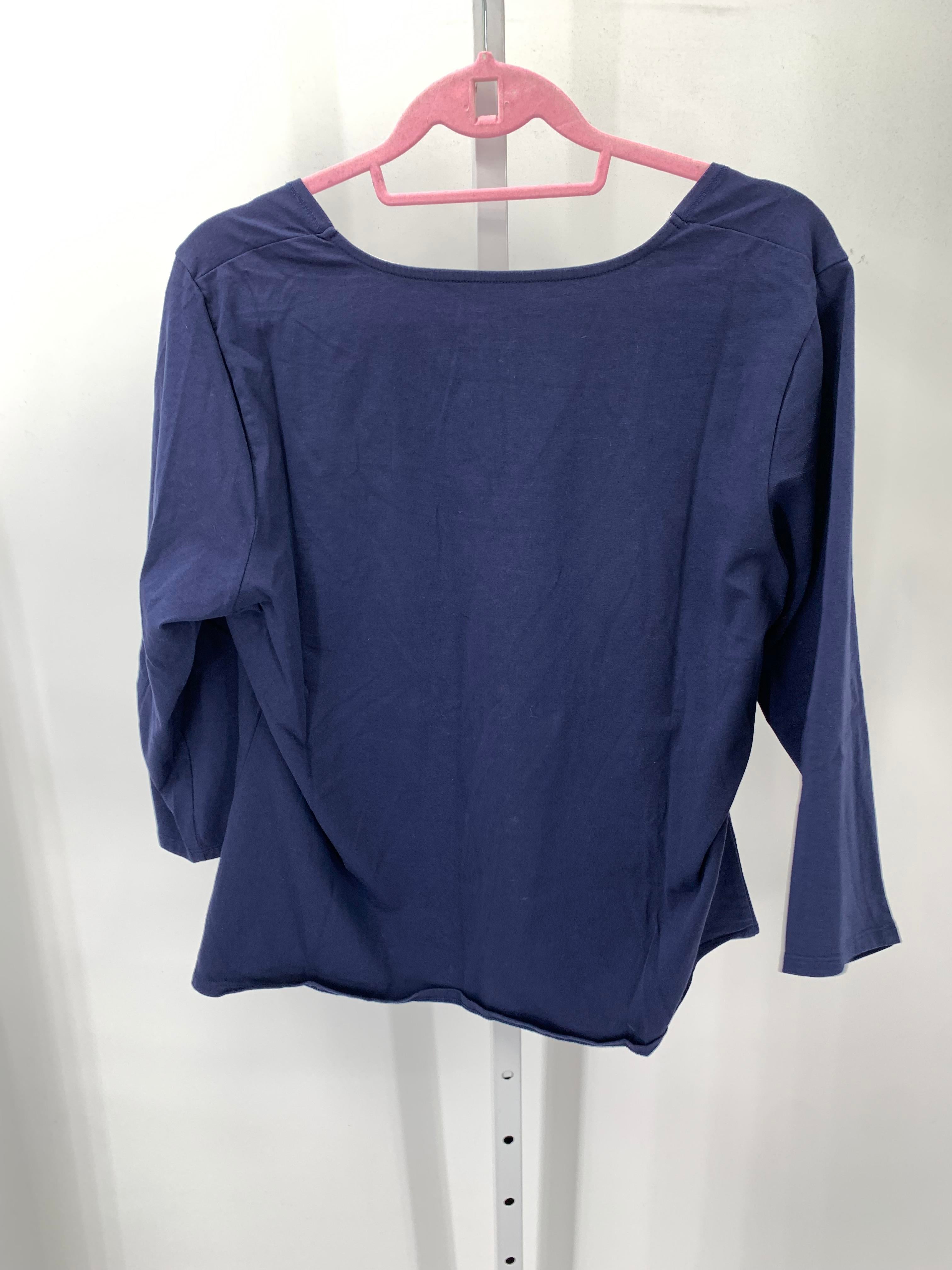 Coldwater Creek Size 1X Womens 3/4 Sleeve Shirt