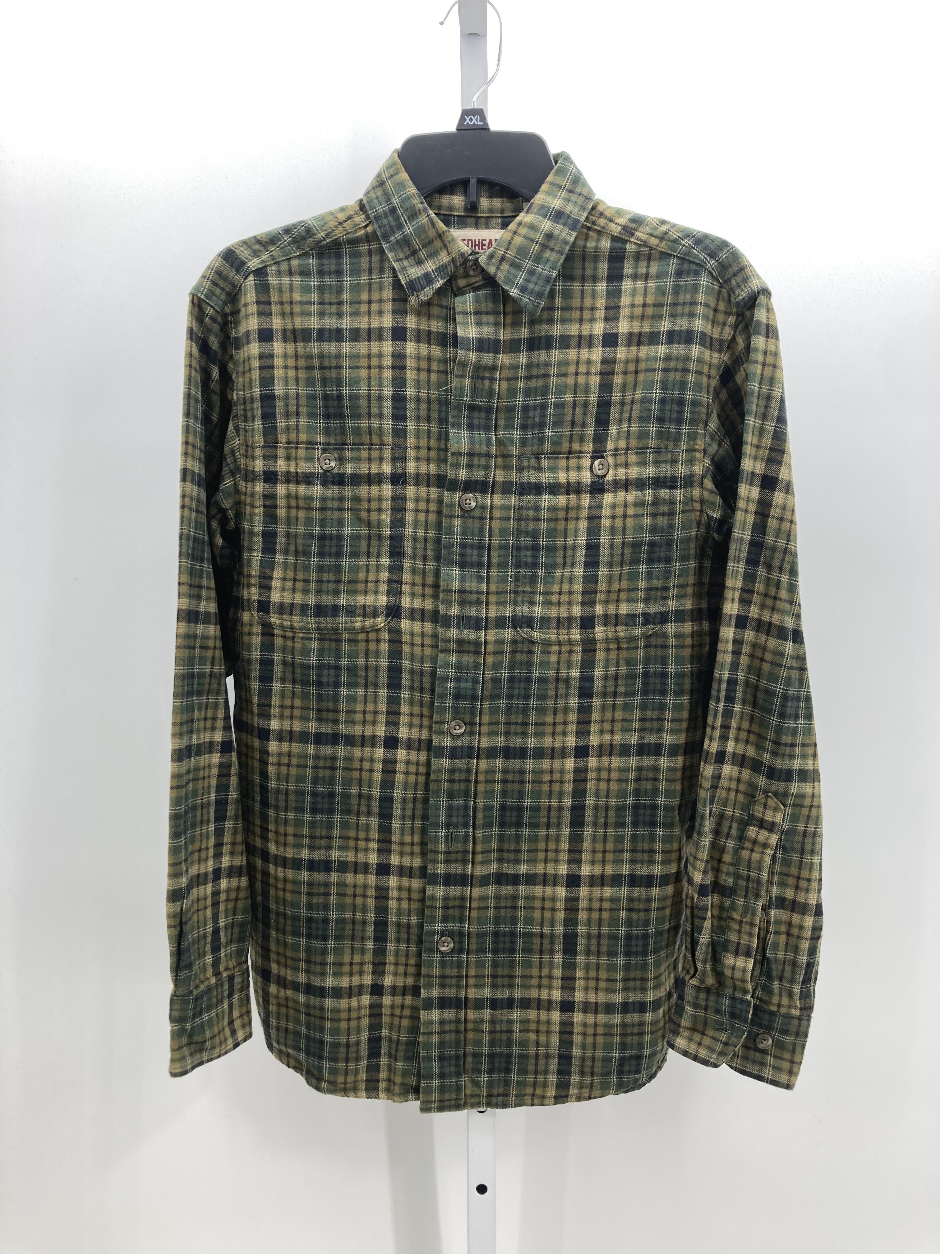 PLAID BTN DOWN