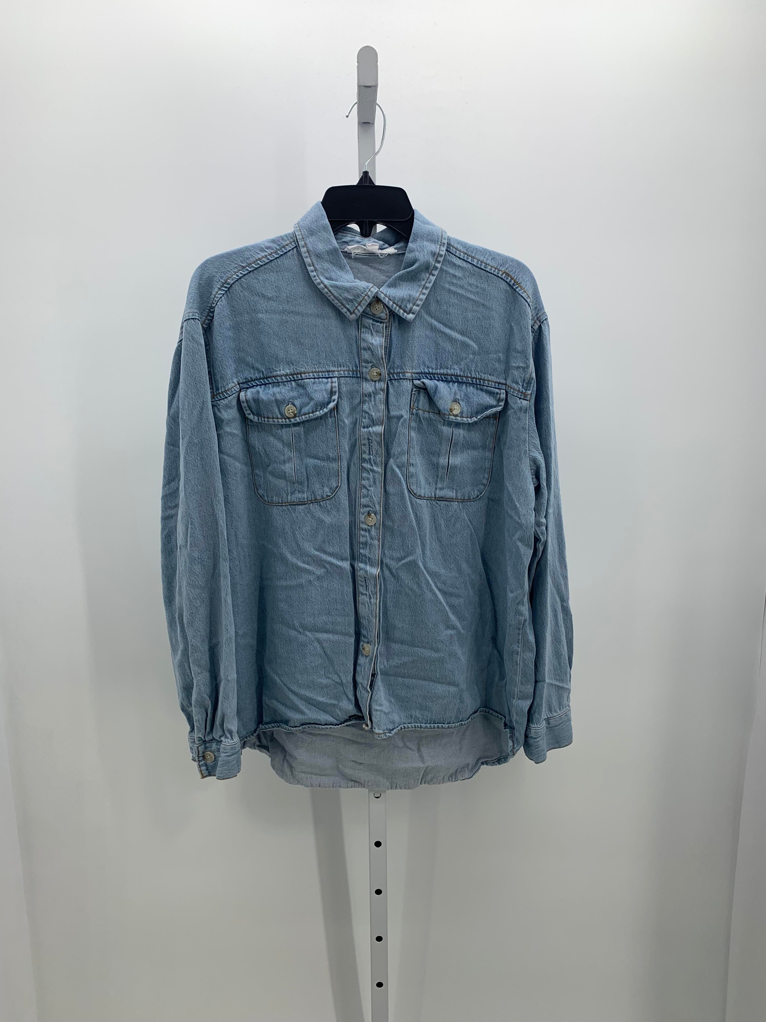 Jane + Delancey Size Large Misses Long Sleeve Shirt
