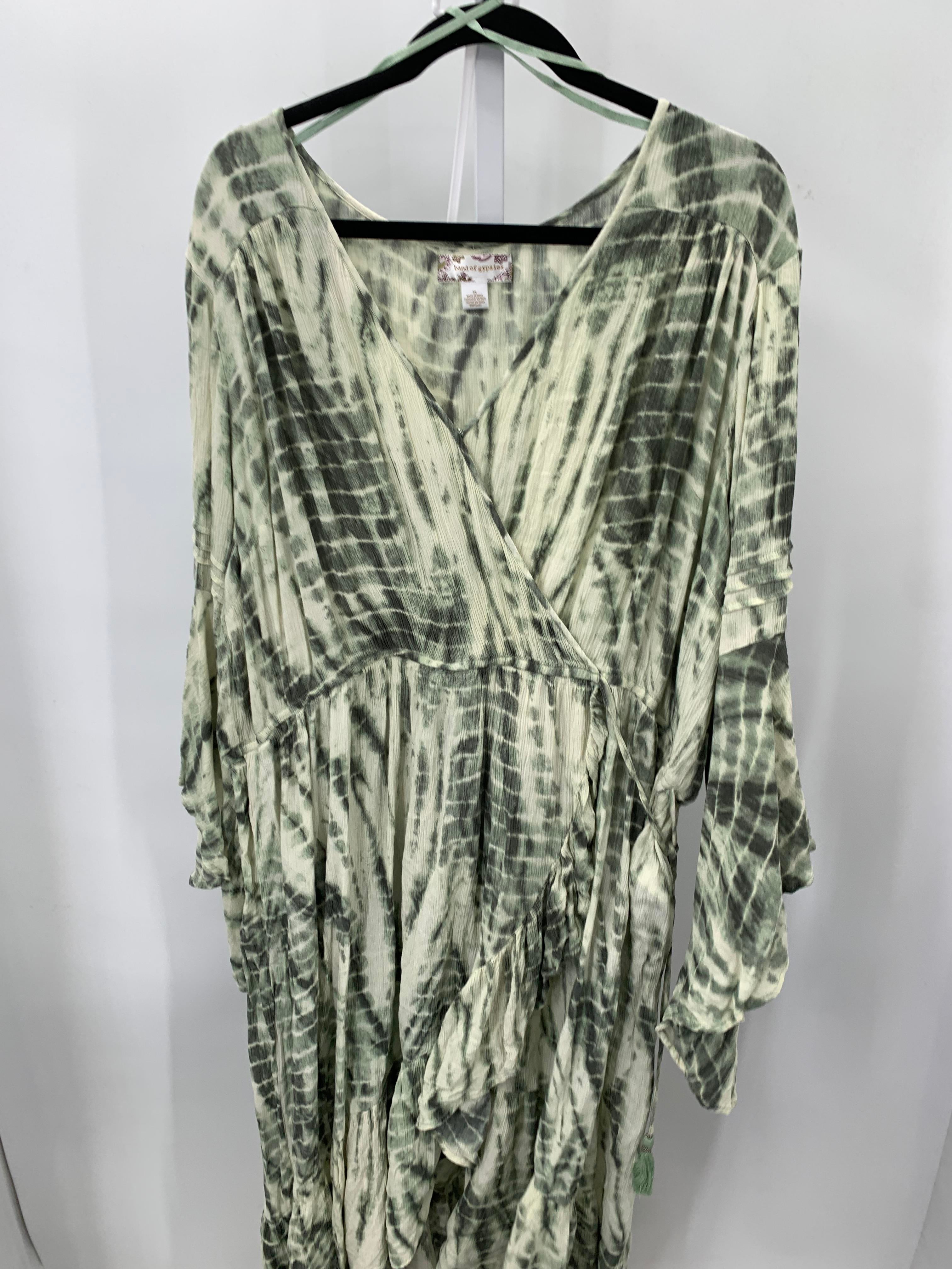 Band of Gypsies Size 3X Womens 3/4 Sleeve Dress