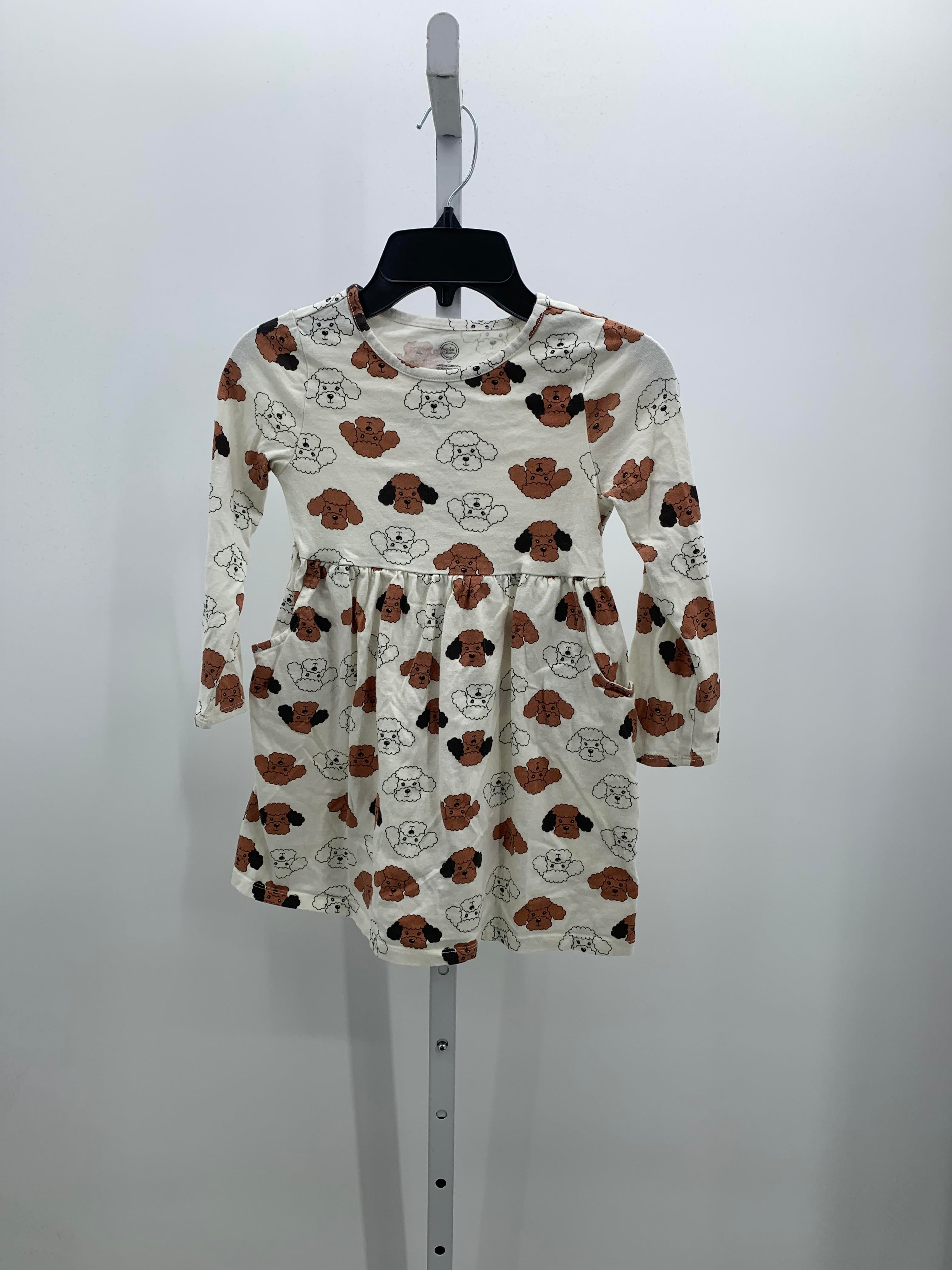 Wonder Nation Size 5T Girls Long Sleeve Dress
